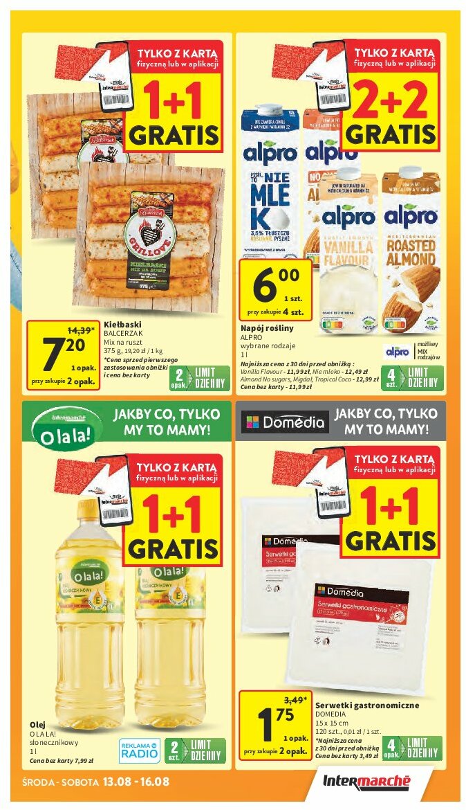 intermarche - Gazetka Intermarché - ważna od 13.08. do 20.08. - page: 3 intermarche - Gazetka Intermarché - ważna od 13.08. do 20.08. - page: 3