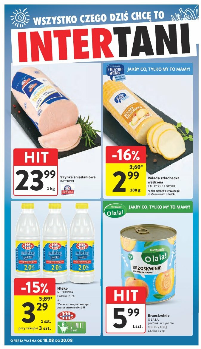 intermarche - Gazetka Intermarché - ważna od 13.08. do 20.08. - page: 44 intermarche - Gazetka Intermarché - ważna od 13.08. do 20.08. - page: 44
