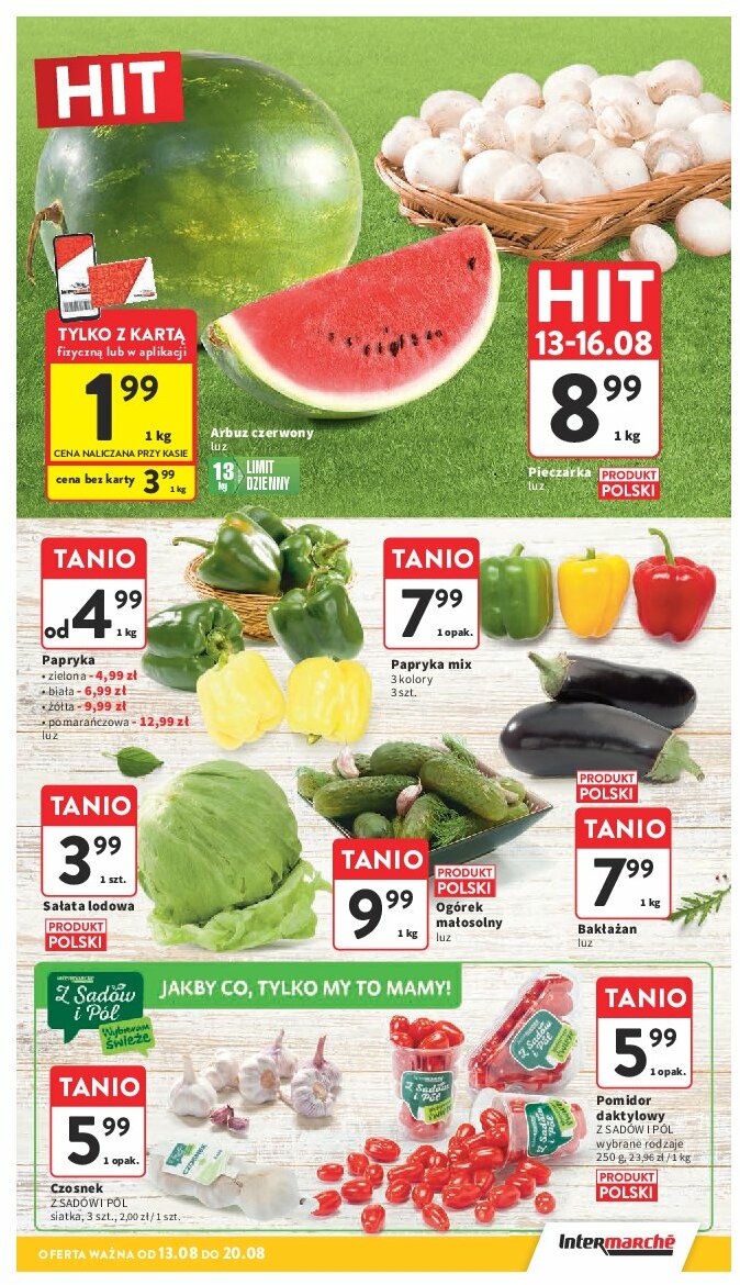intermarche - Gazetka Intermarché - ważna od 13.08. do 20.08. - page: 11 intermarche - Gazetka Intermarché - ważna od 13.08. do 20.08. - page: 11