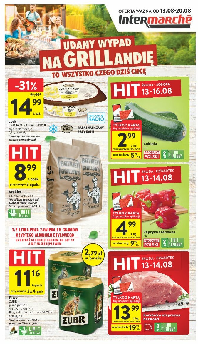 intermarche - Gazetka Intermarché - ważna od 13.08. do 20.08.