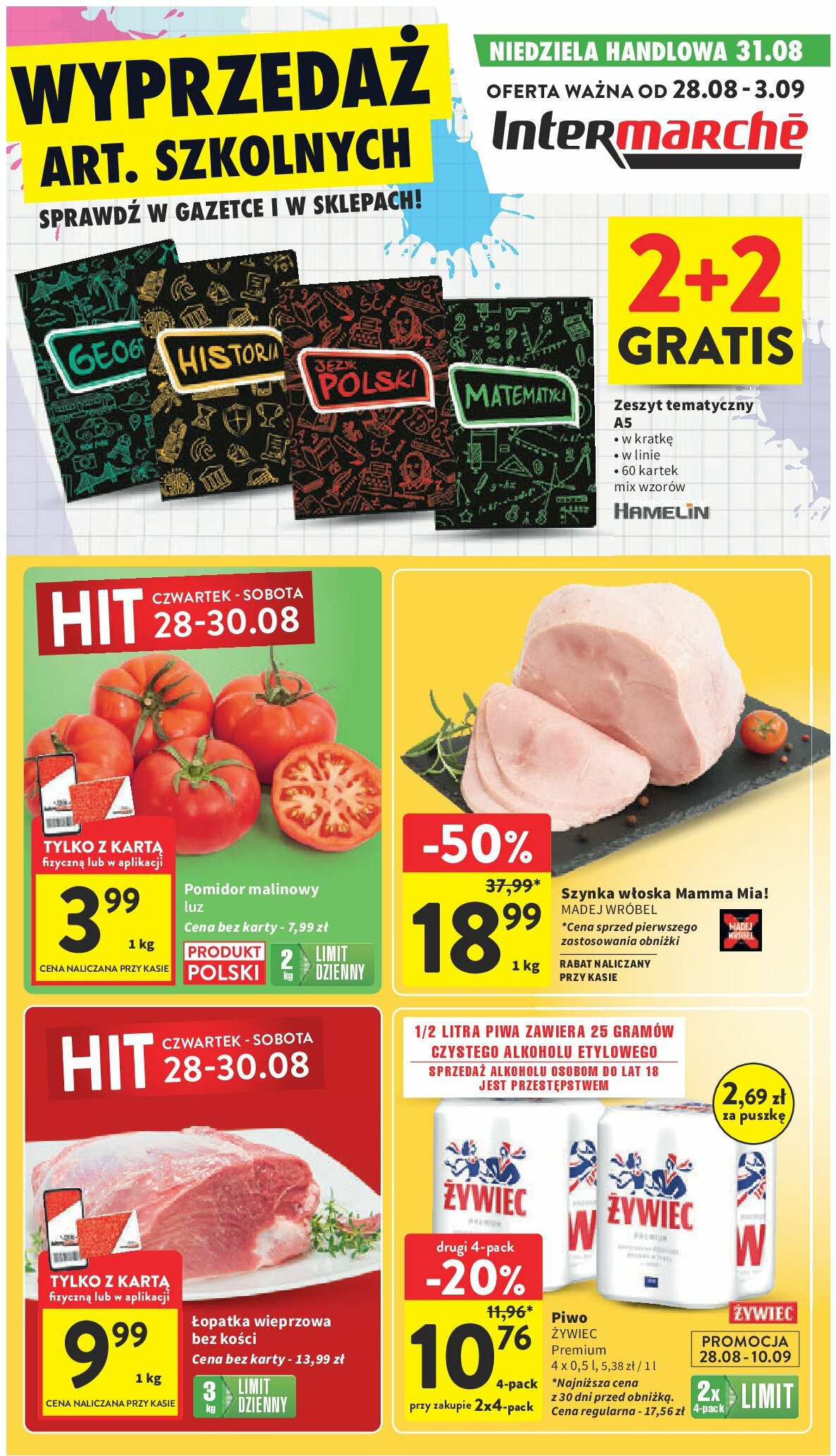 intermarche - Gazetka Intermarché - ważna od 28.08. do 03.09. - page: 1