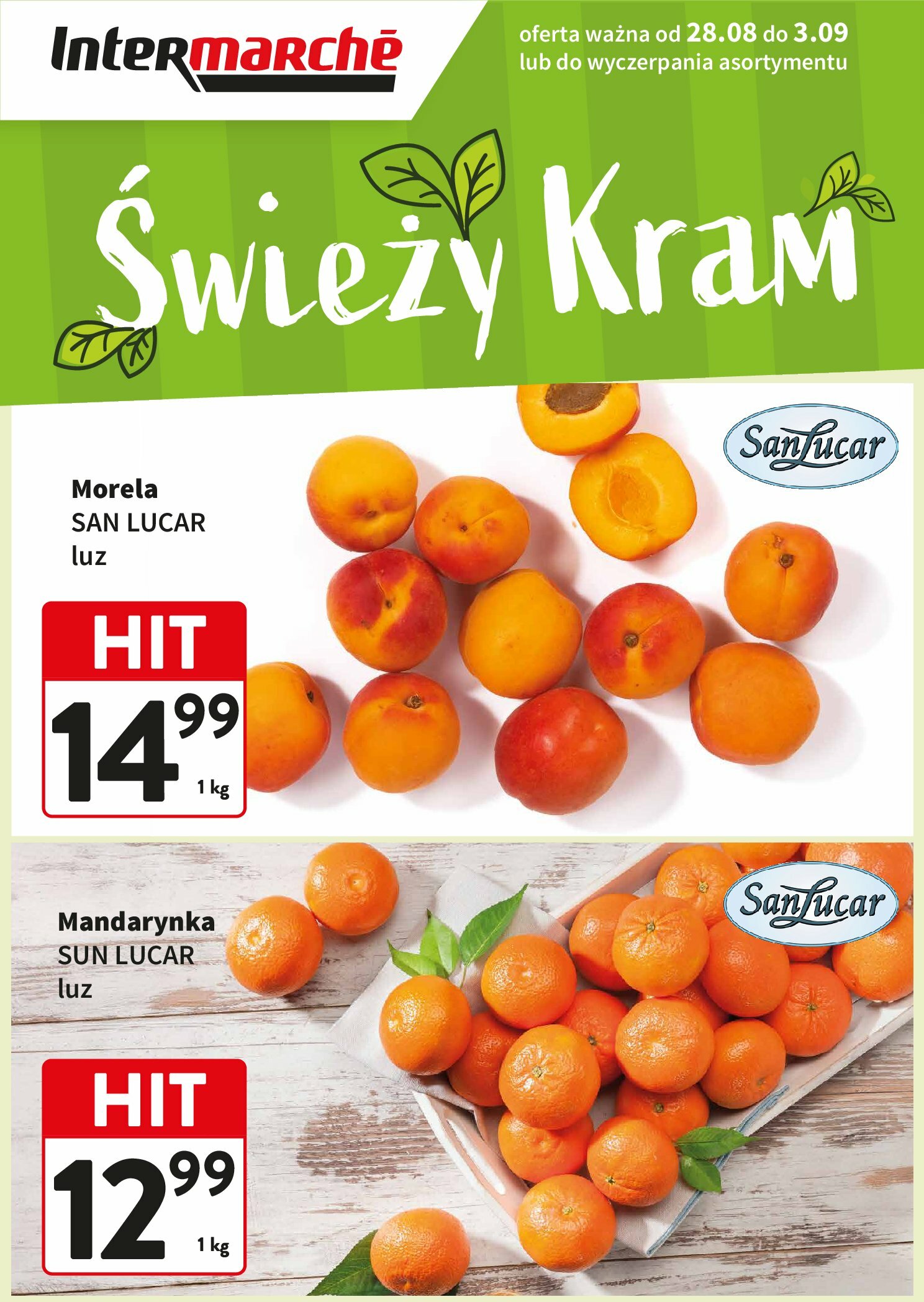 intermarche - Gazetka Intermarché - Świeży HIt - ważna od 28.08. do 03.09.