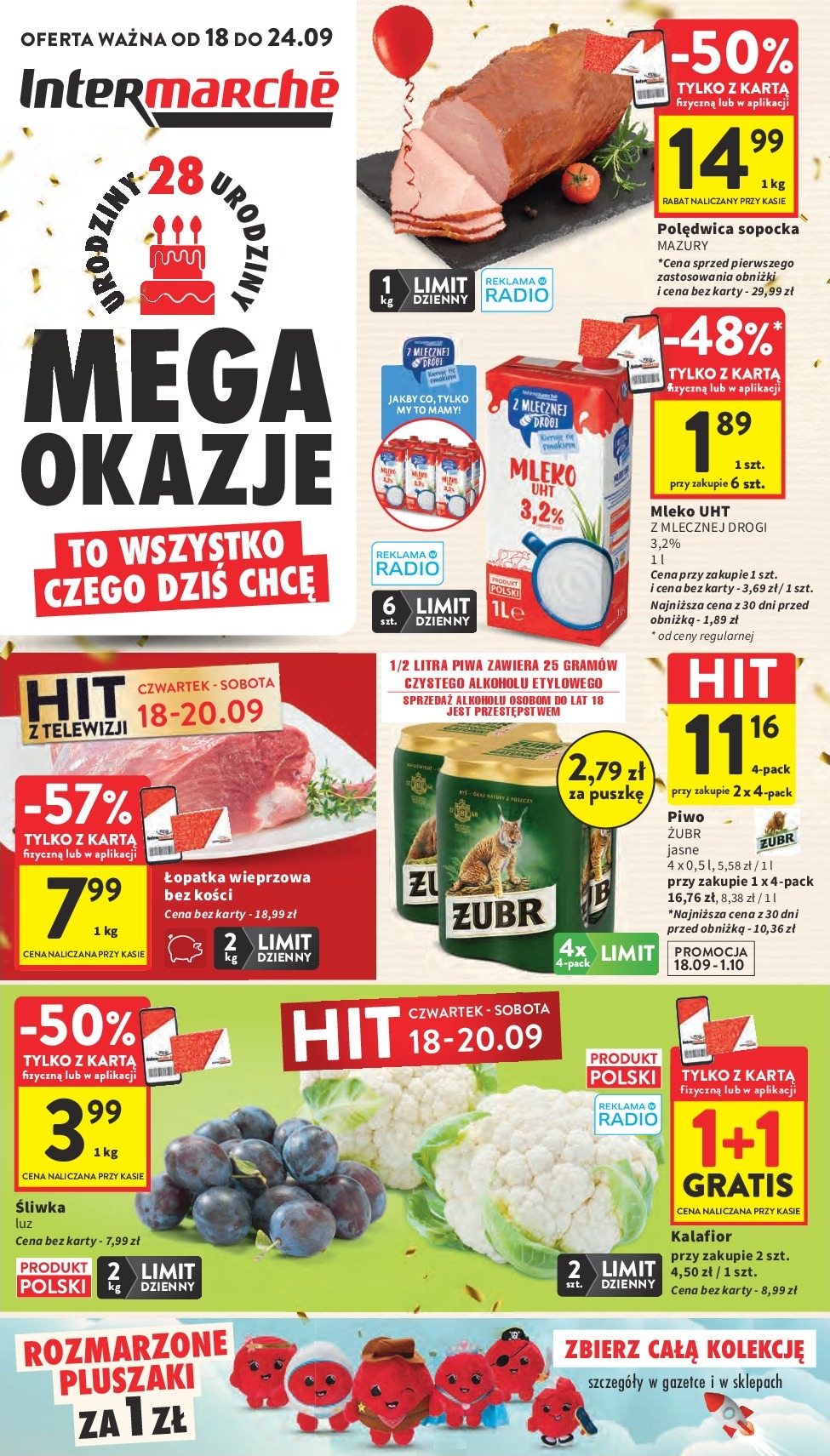 intermarche - Gazetka Intermarché - ważna od 18.09. do 24.09.