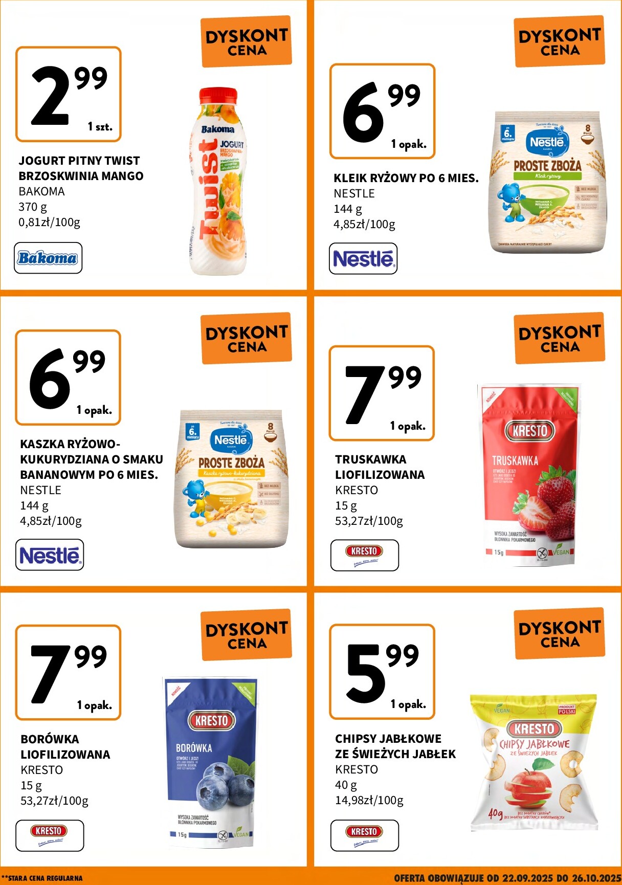 intermarche - Gazetka Intermarché - Nowa Niższa Cena - ważna od 22.09. do 26.10. - page: 6