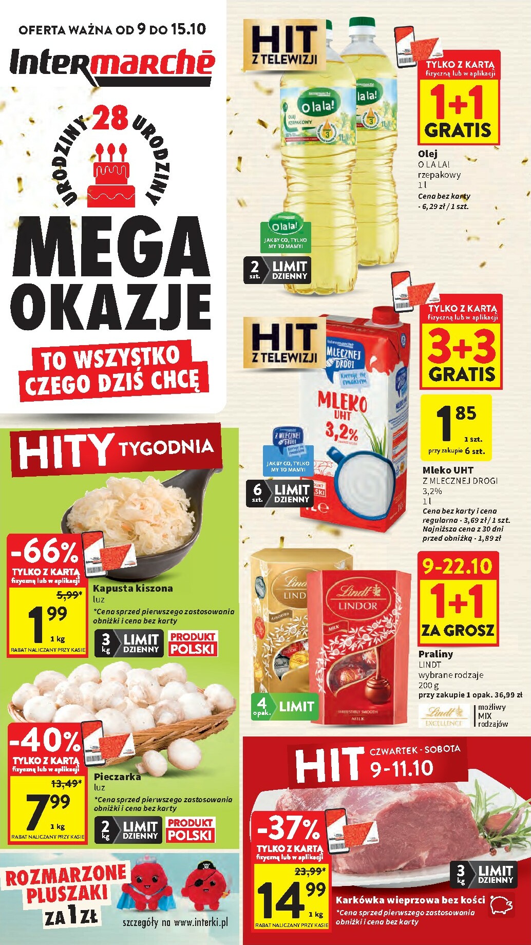 intermarche - Gazetka Intermarché - ważna od 09.10. do 15.10. - page: 1
