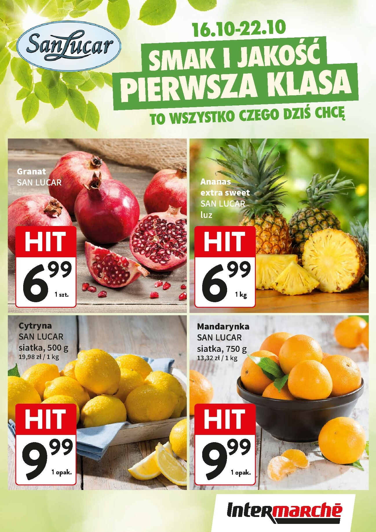intermarche - Gazetka Intermarché - Świeży Hit - ważna od 16.10. do 22.10.