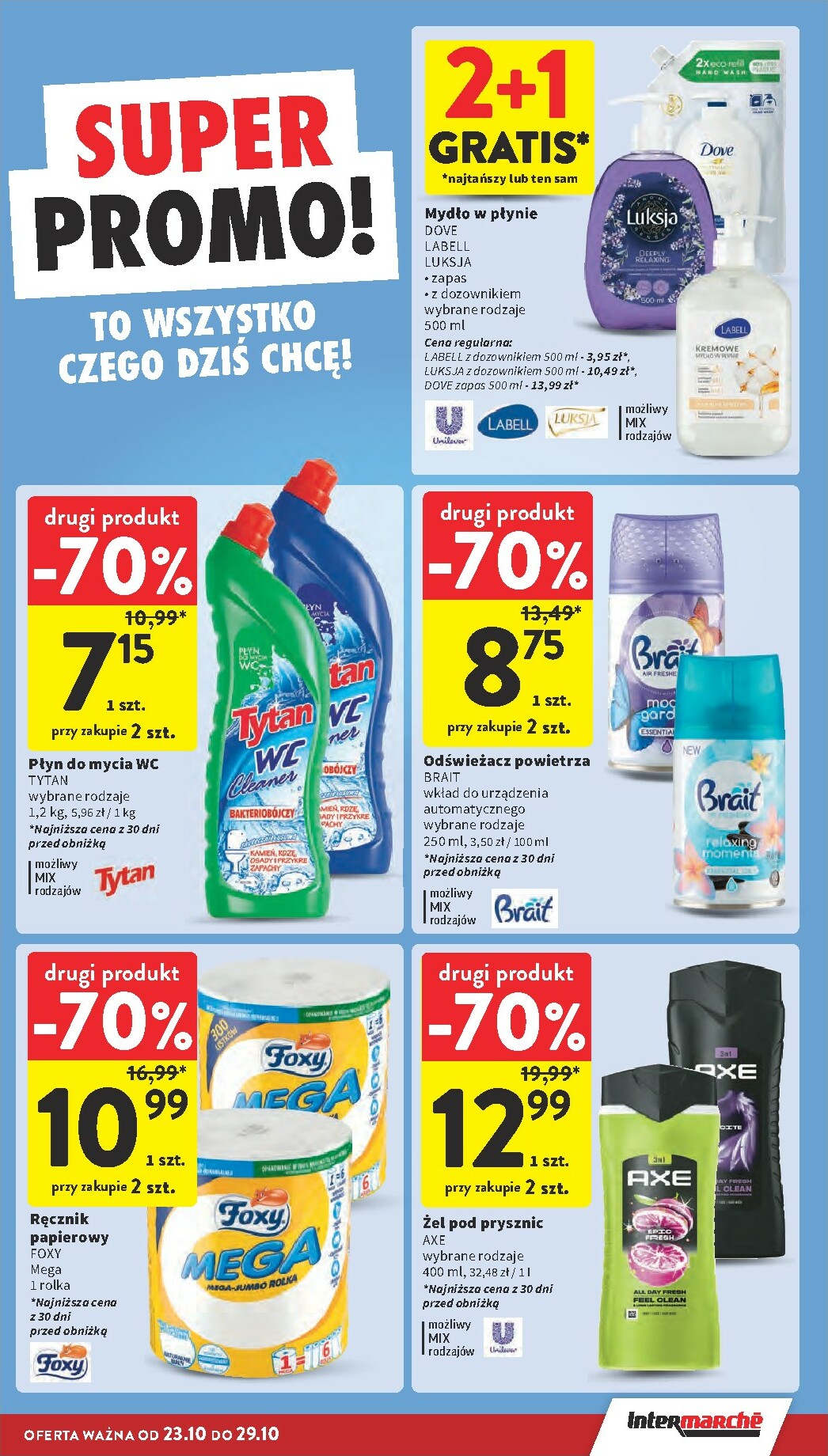 intermarche - Gazetka Intermarché - ważna od 23.10. do 29.10. - page: 33 intermarche - Gazetka Intermarché - ważna od 23.10. do 29.10. - page: 33