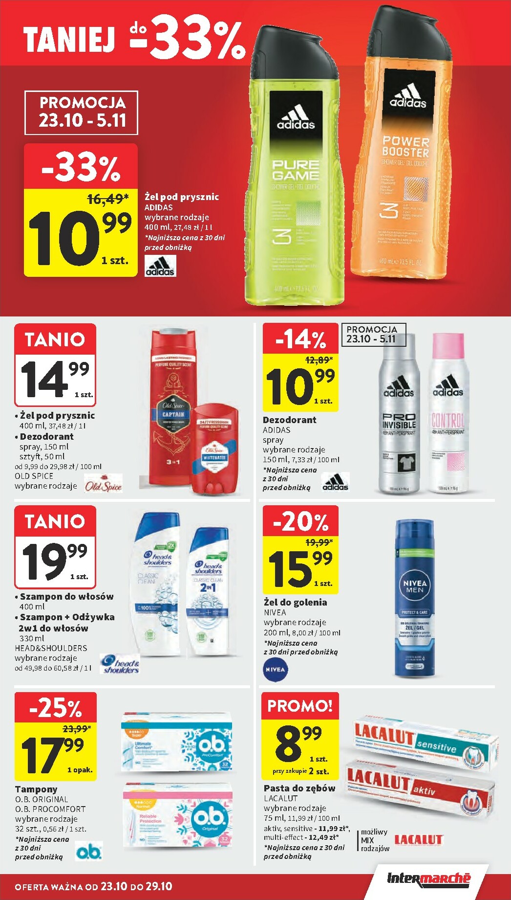 intermarche - Gazetka Intermarché - ważna od 23.10. do 29.10. - page: 35 intermarche - Gazetka Intermarché - ważna od 23.10. do 29.10. - page: 35