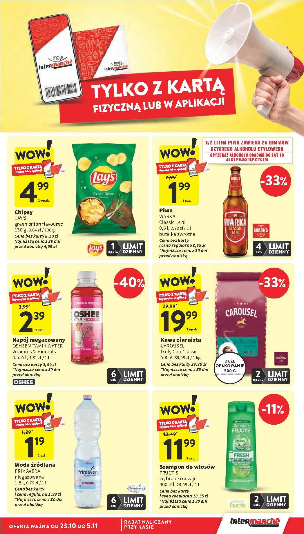 intermarche - Gazetka Intermarché - ważna od 23.10. do 29.10. - page: 13 intermarche - Gazetka Intermarché - ważna od 23.10. do 29.10. - page: 13