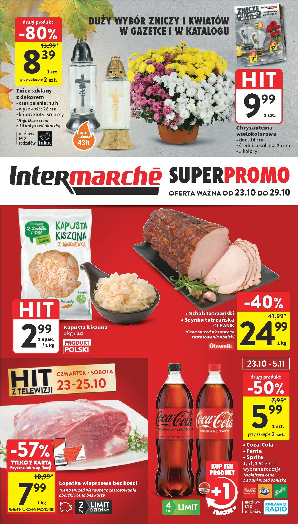 intermarche - Gazetka Intermarché - ważna od 23.10. do 29.10.