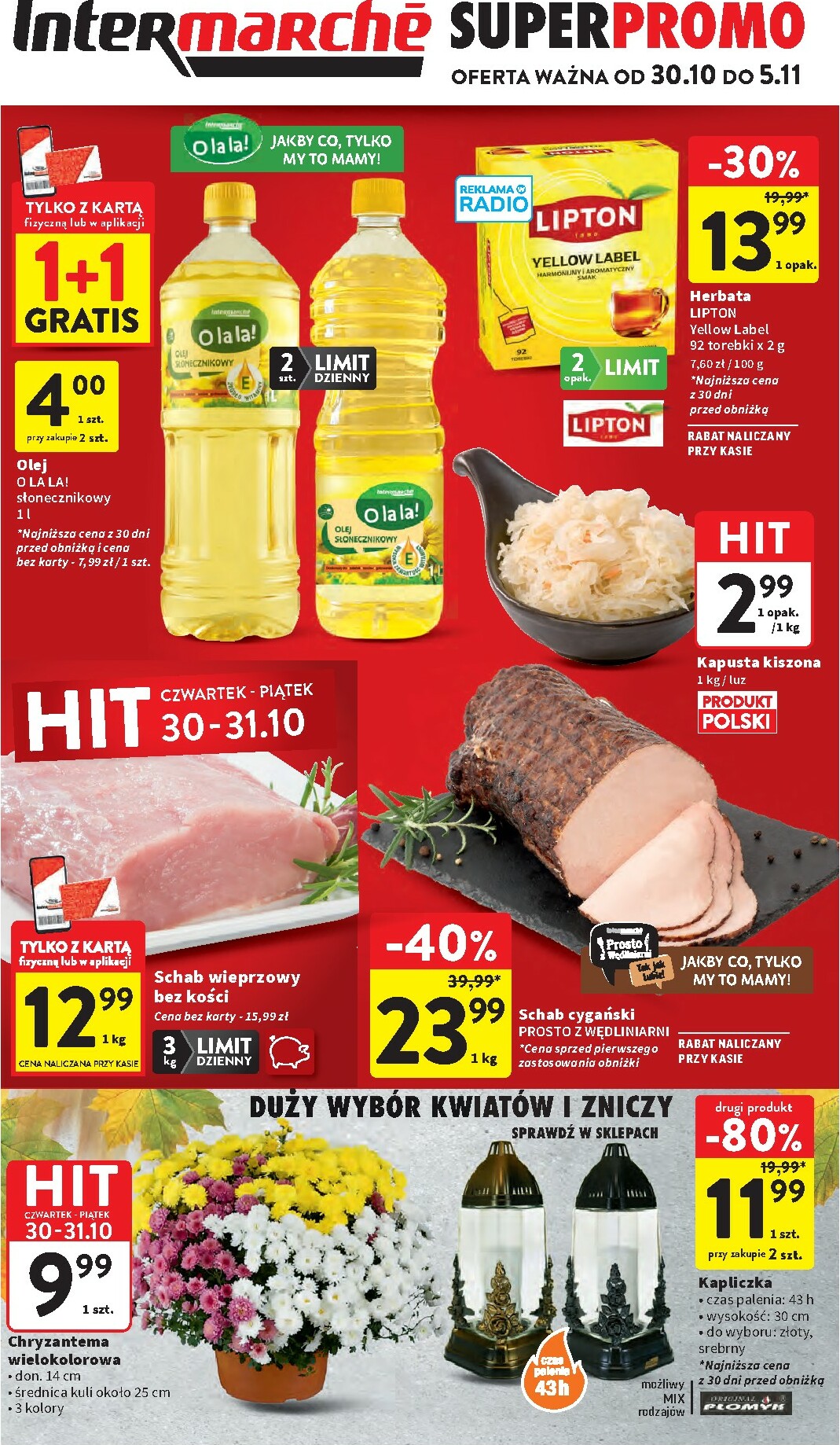 intermarche - Gazetka Intermarché - ważna od 30.10. do 05.11.