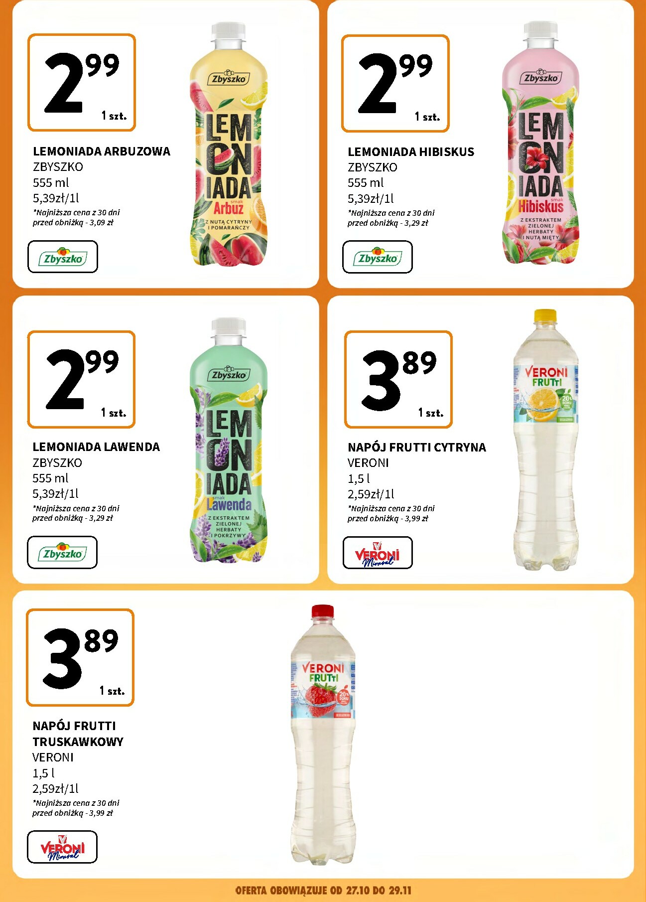 intermarche - Gazetka Intermarché - Nowa NIższa cena - ważna od 27.10. do 29.11. - page: 4