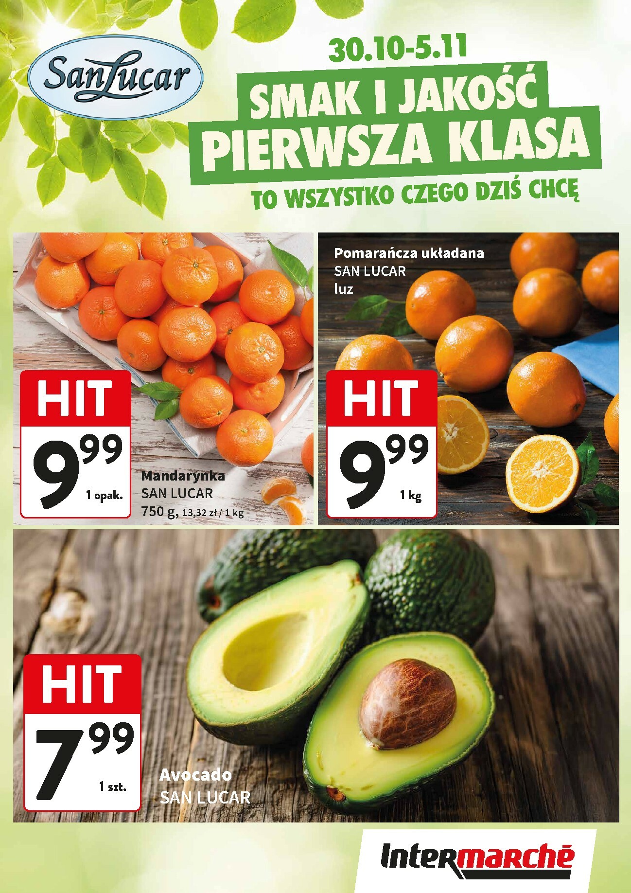 intermarche - Gazetka Intermarché - Świeży HIt - ważna od 30.10. do 05.11.