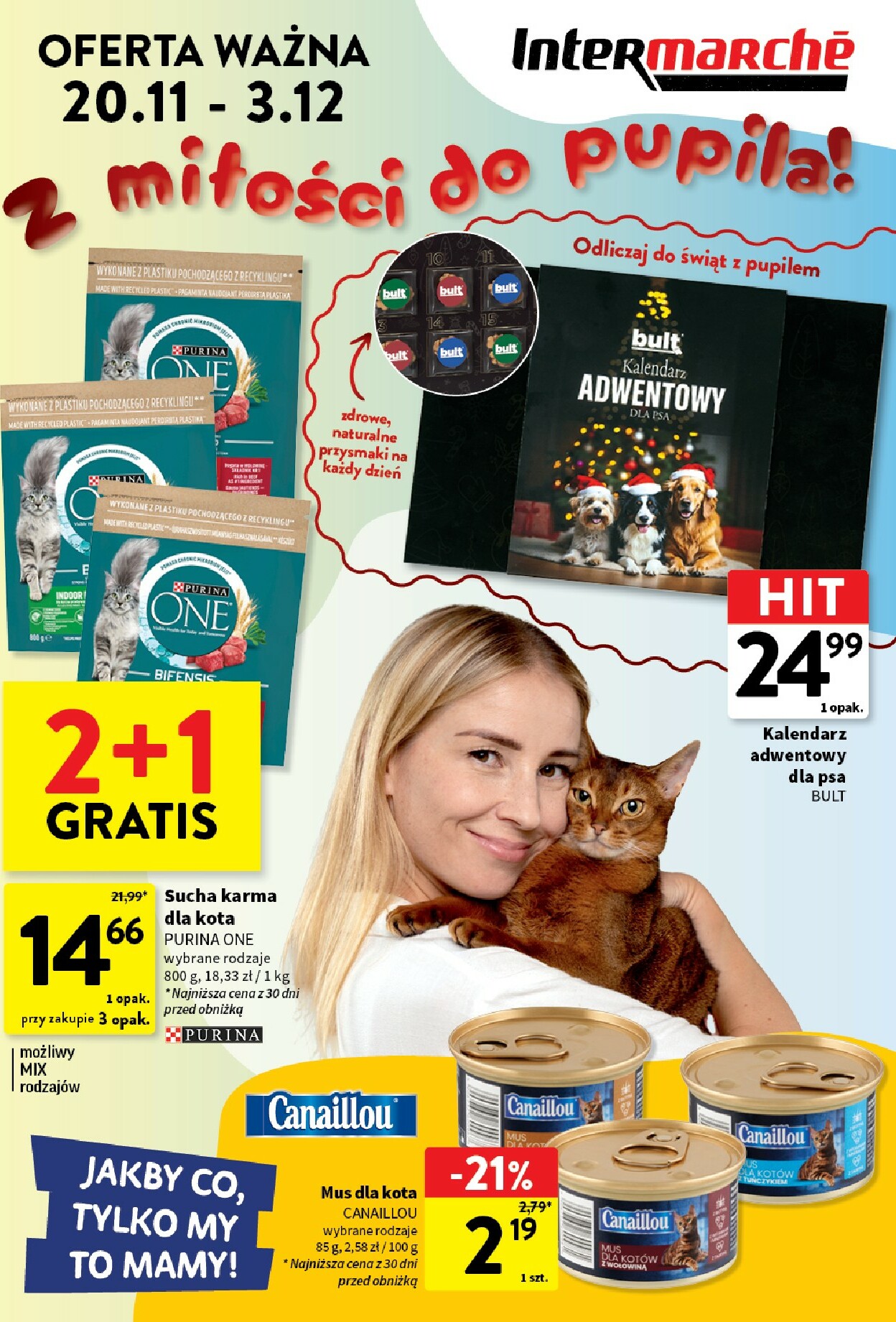 intermarche - Gazetka Intermarché - Z miłości do pupila - ważna od 20.11. do 03.12.