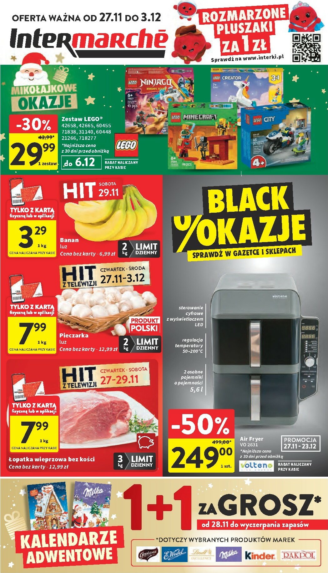 intermarche - Gazetka Intermarché - Black Week - ważna od 27.11. do 03.12.