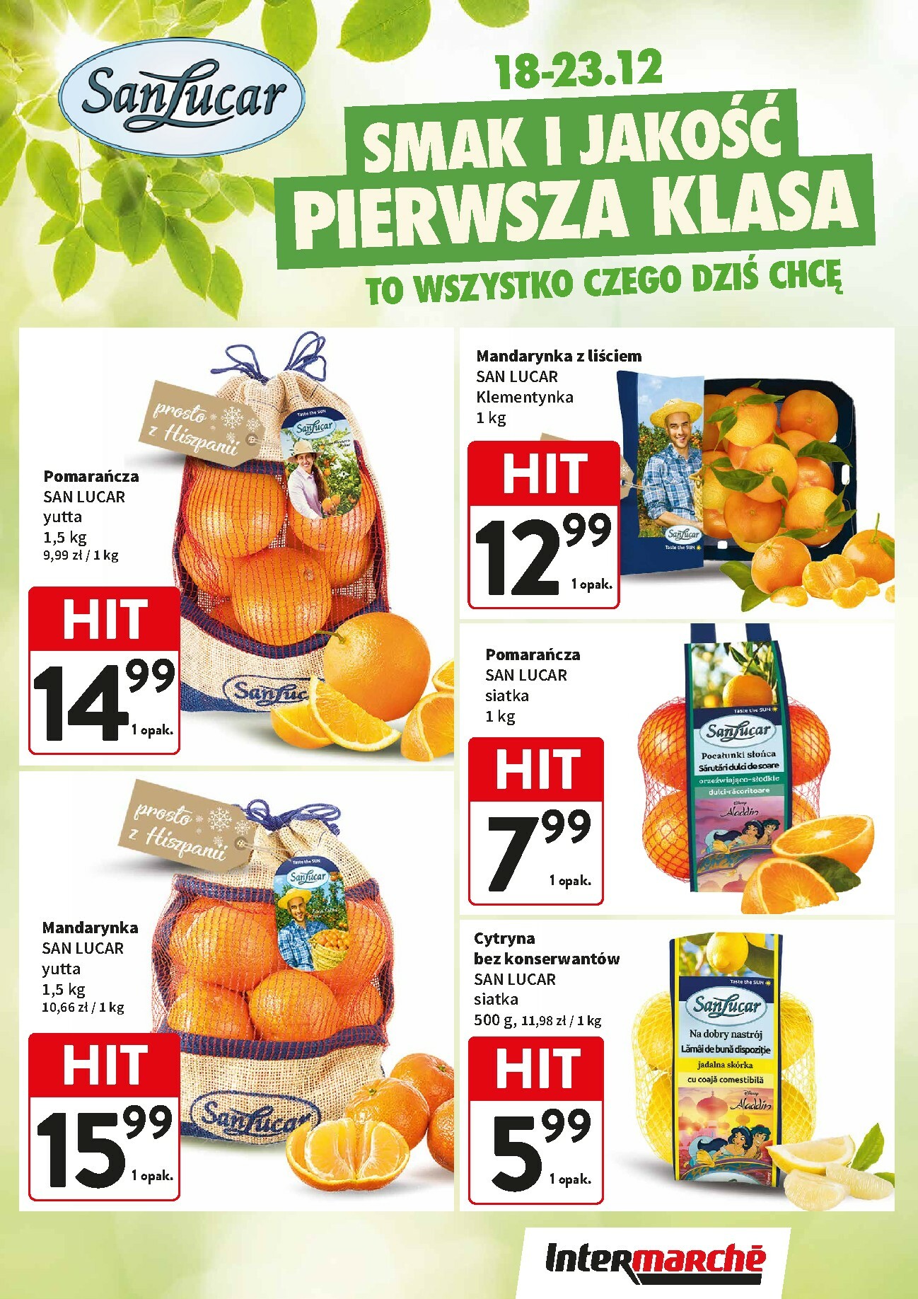 intermarche - Gazetka Intermarché - Świeży Hit - ważna od 18.12. do 23.12.
