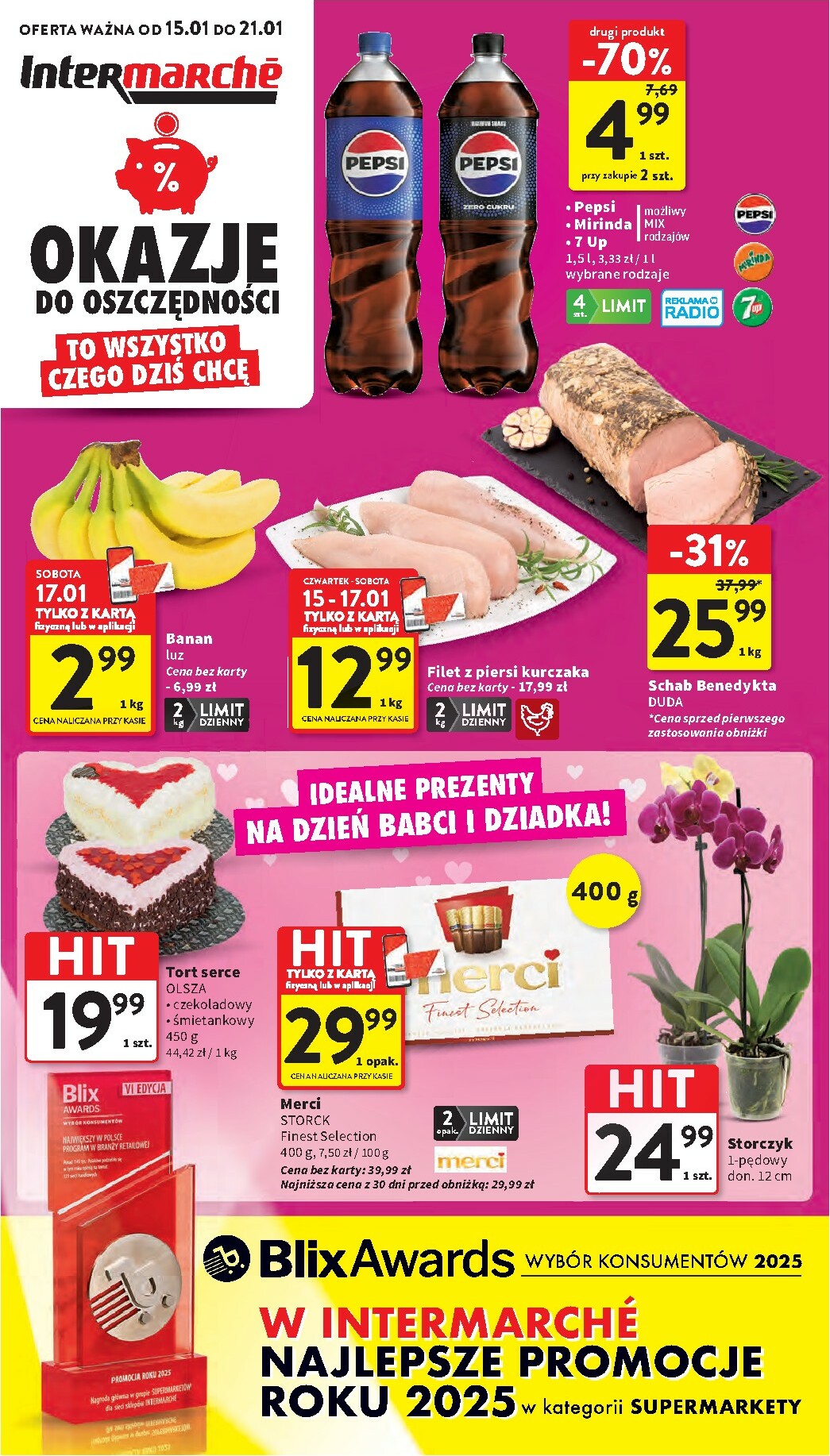 intermarche - Gazetka Intermarché - ważna od 15.01. do 21.01. - page: 1