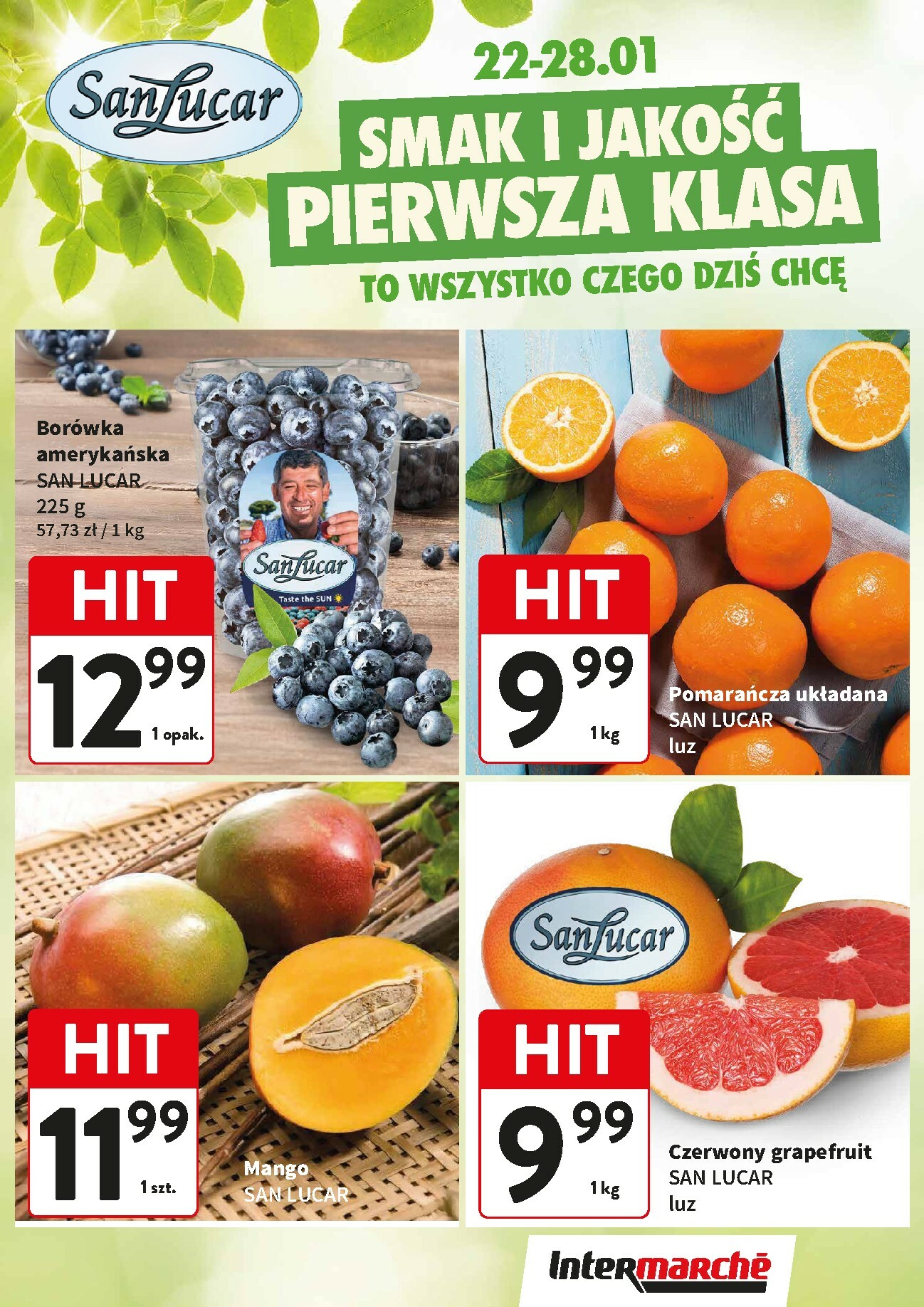 intermarche - Gazetka Intermarché - Świeży Kram - ważna od 22.01. do 28.01.