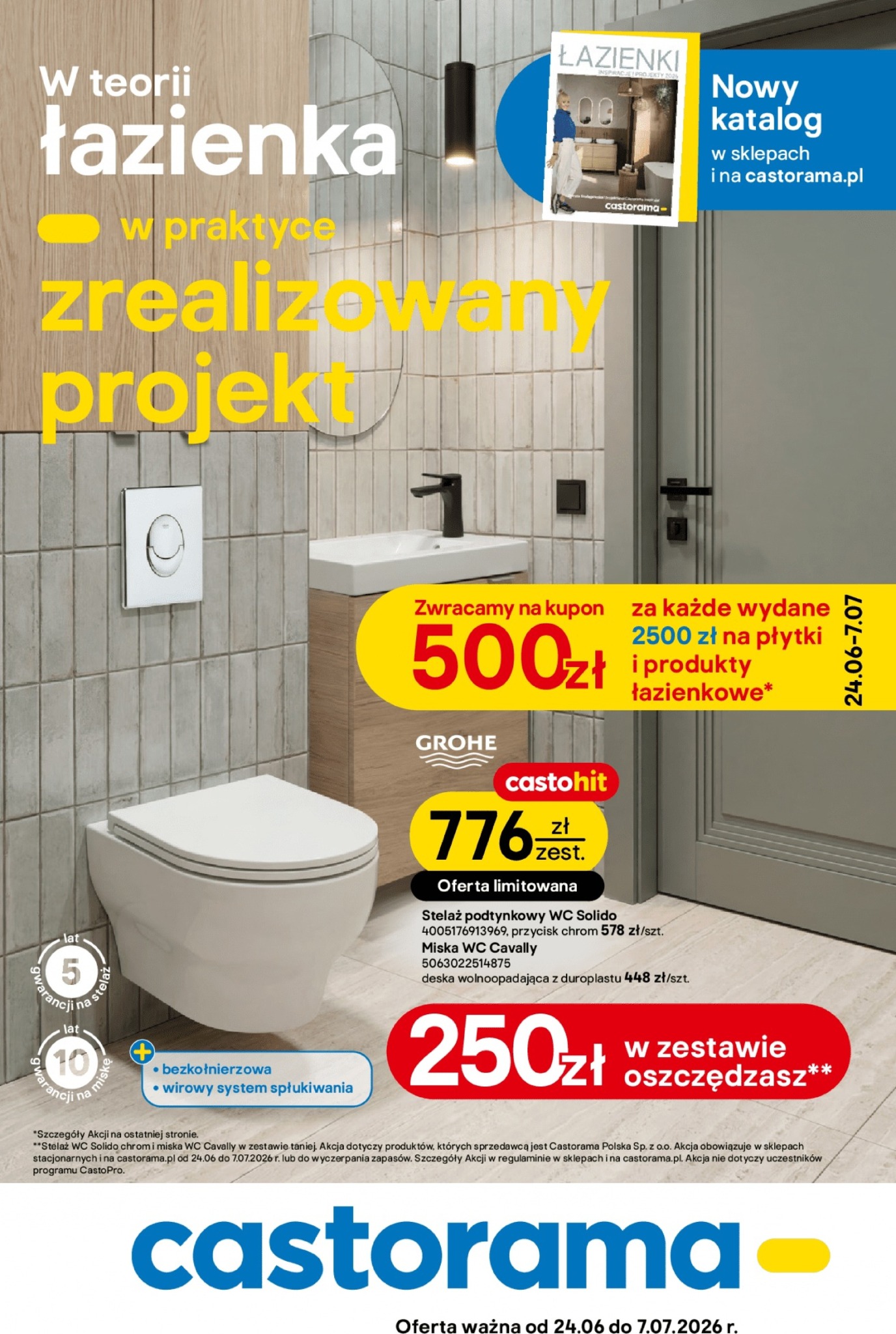 castorama - Aktualna gazetka Castorama ważna od 24.06.2026 do 07.07.2026 - page: 1