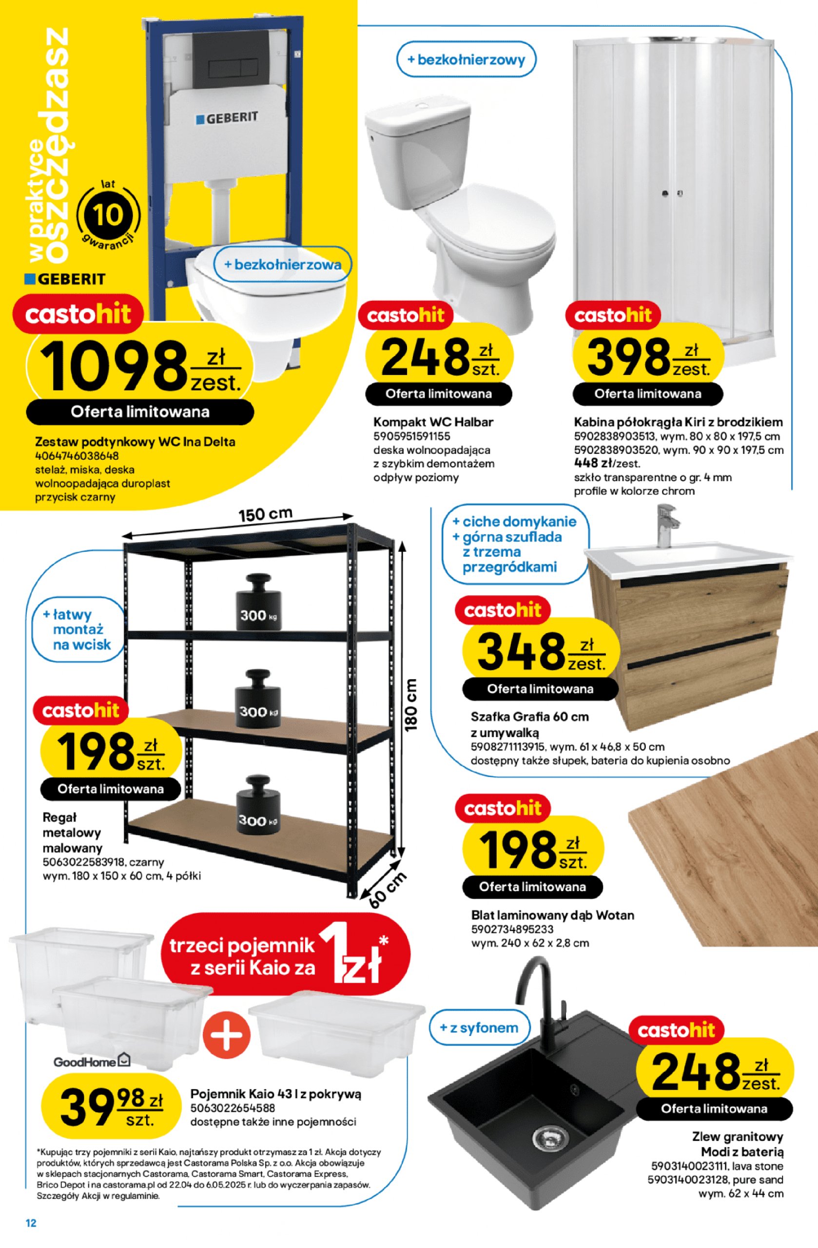 castorama - Castorama gazetka ważna od 22.04. - 06.05. - page: 12
