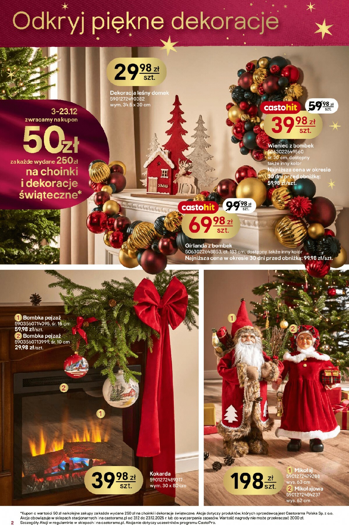 castorama - Gazetka Castorama - Święta Bożego Narodzenia - ważna od 03.12. do 23.12. - page: 2