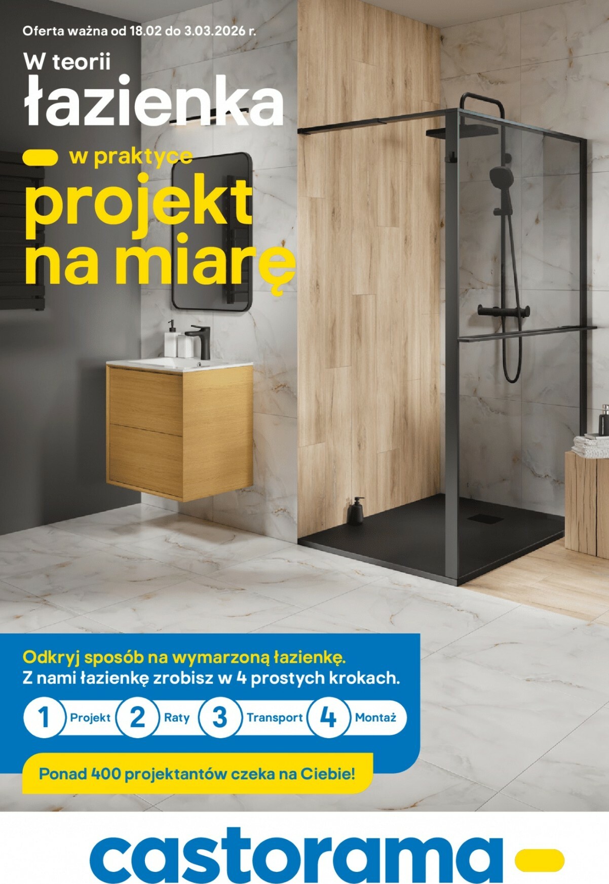 castorama - Gazetka Castorama - ważna od 18.02.2026 do 03.03.2026 - page: 1