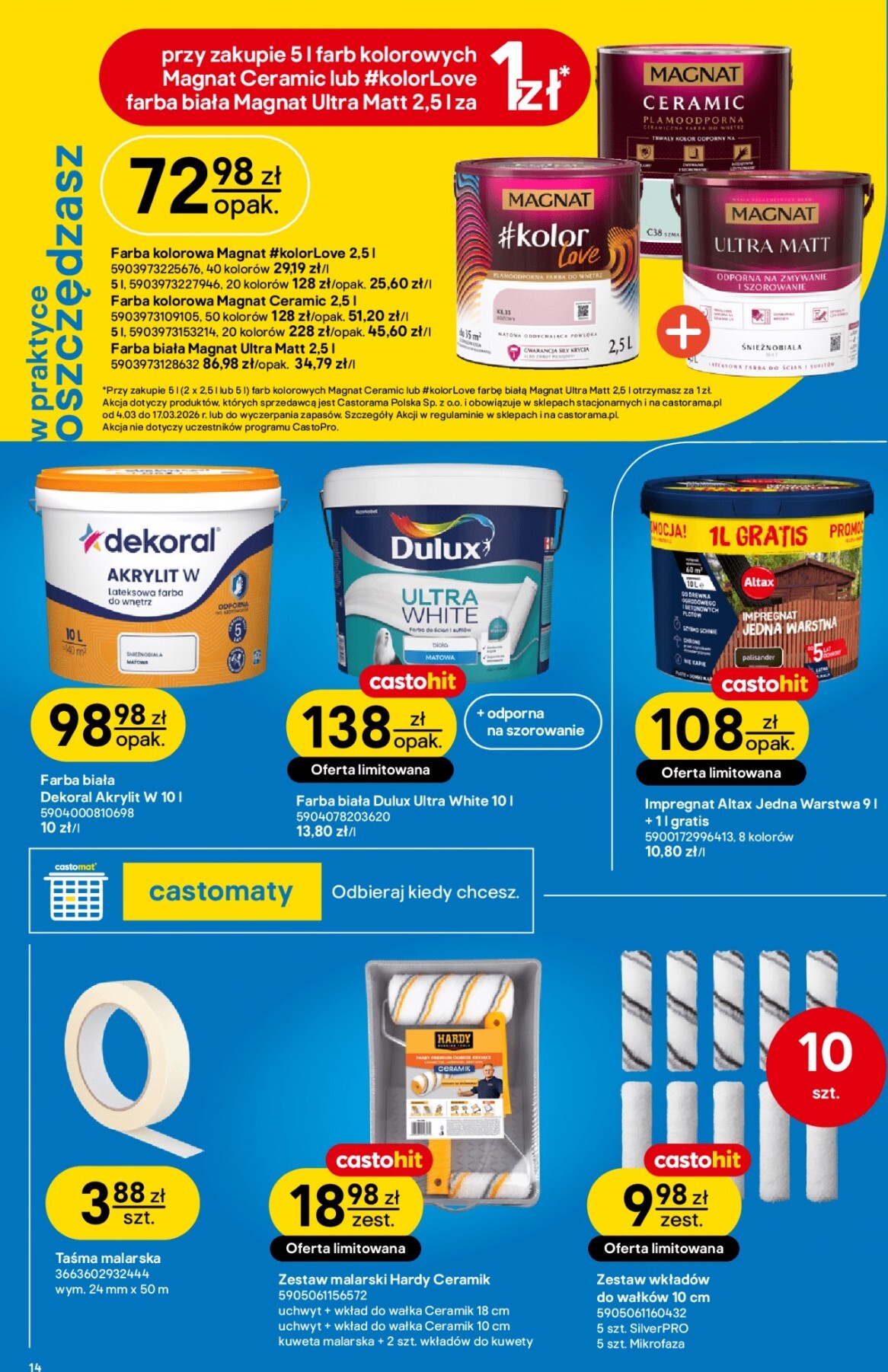 castorama - Gazetka Castorama - ważna od 04.03.2026 do 17.03.2026 - page: 14