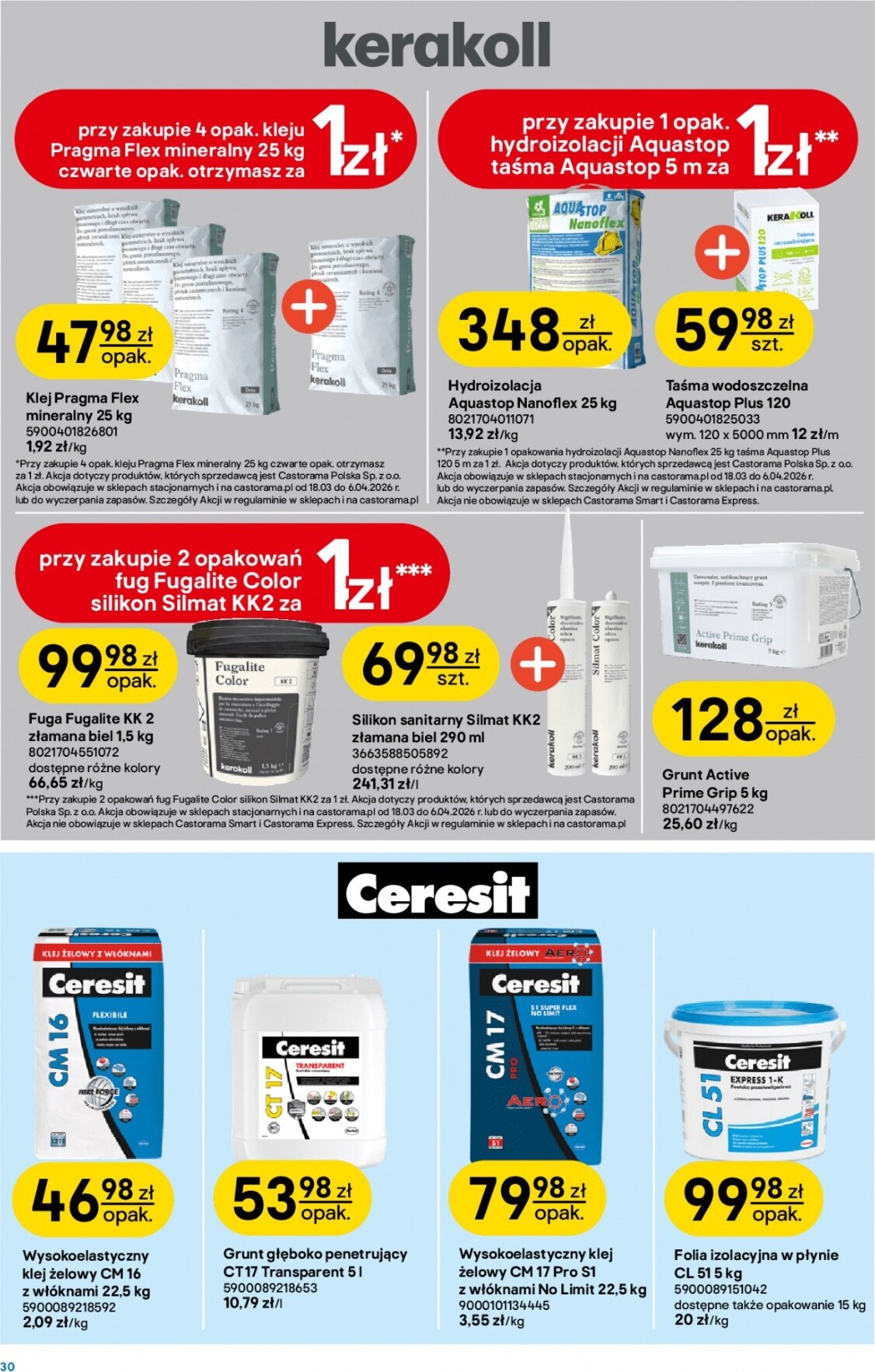 castorama - Gazetka Castorama - ważna od 18.03.2026 do 06.04.2026 - page: 30