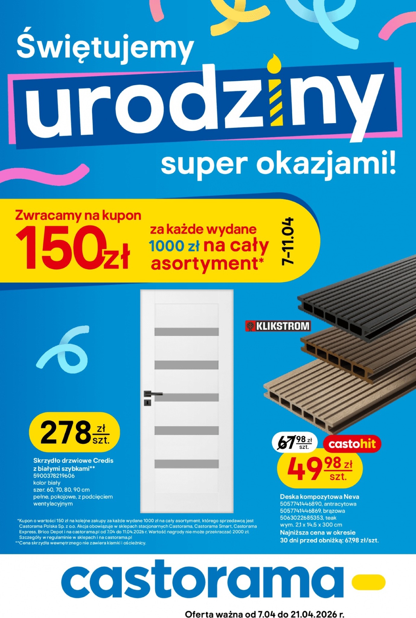 castorama - Aktualna gazetka Castorama ważna od 07.04.2026 do 21.04.2026