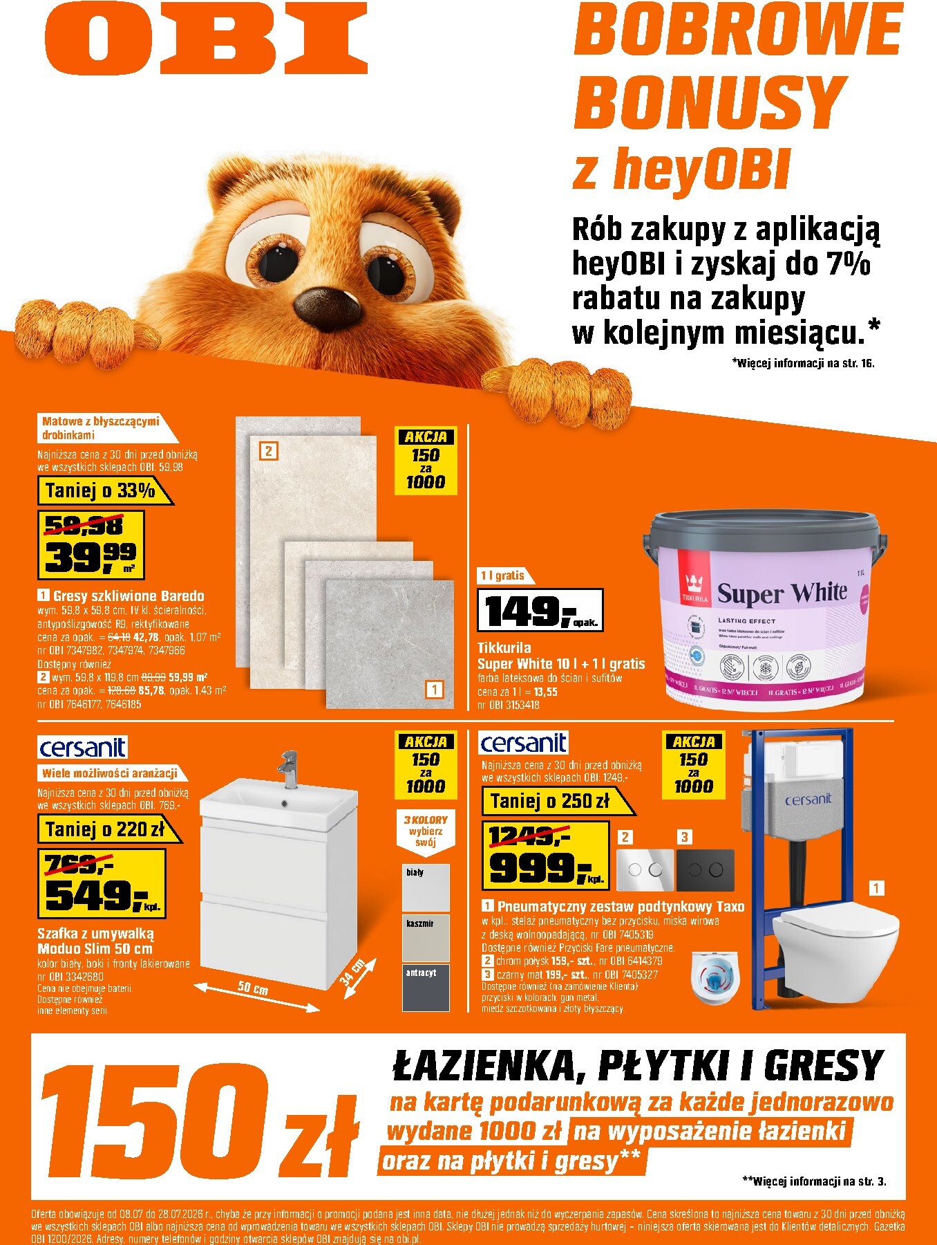 obi - Aktualna gazetka OBI ważna od 06.07.2026 do 20.07.2026 - page: 1