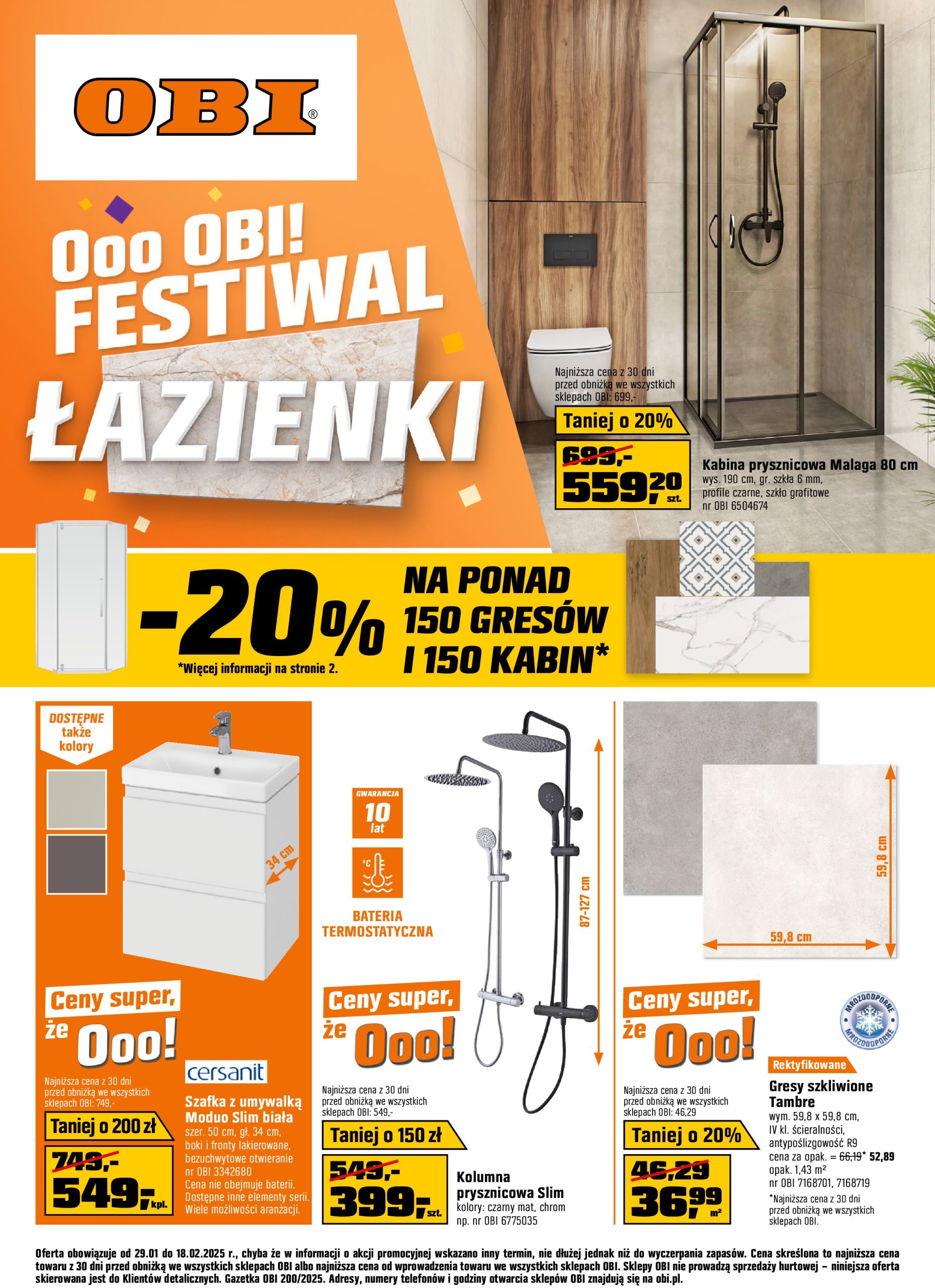 obi - OBI gazetka ważna od 29.01. - 18.02.