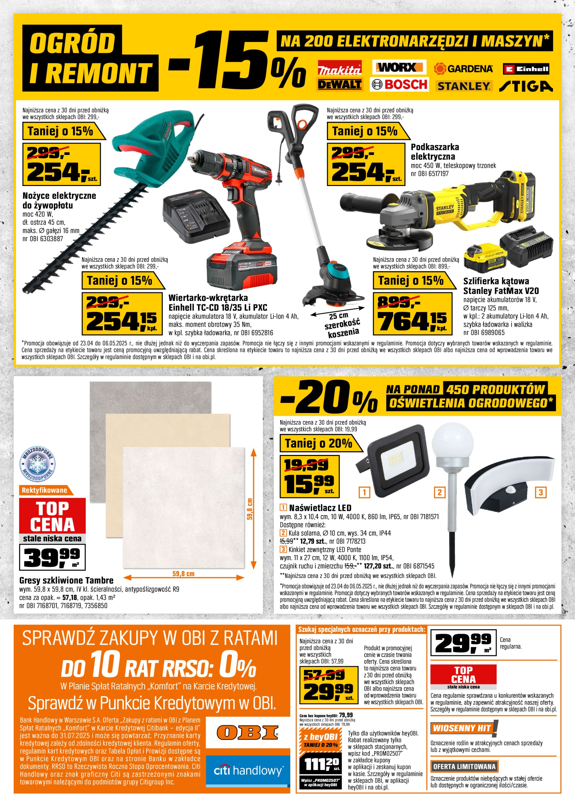 obi - OBI gazetka ważna od 23.04. - 01.05. - page: 9