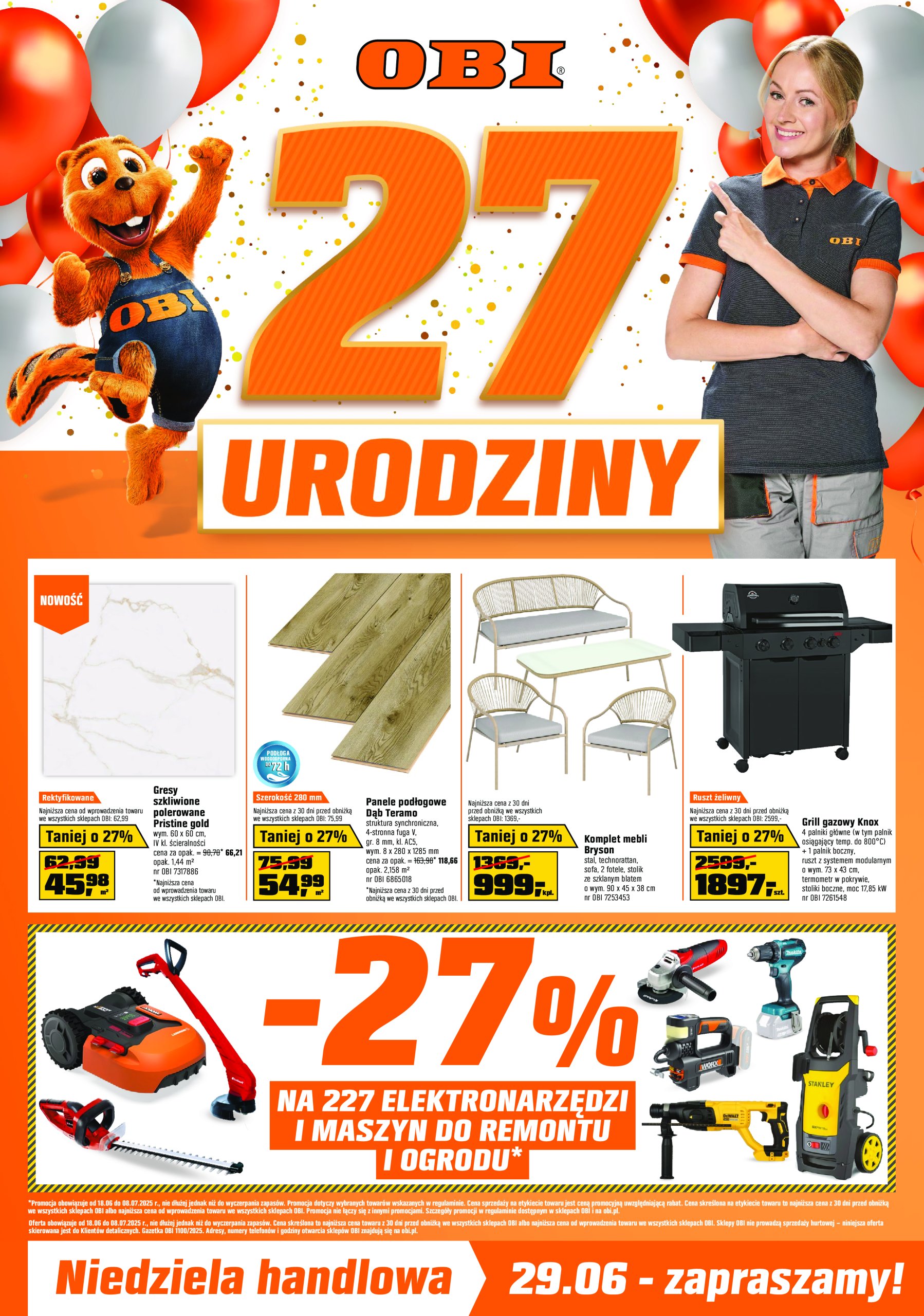 obi - Gazetka OBI ważna od 18.06. - 08.07.