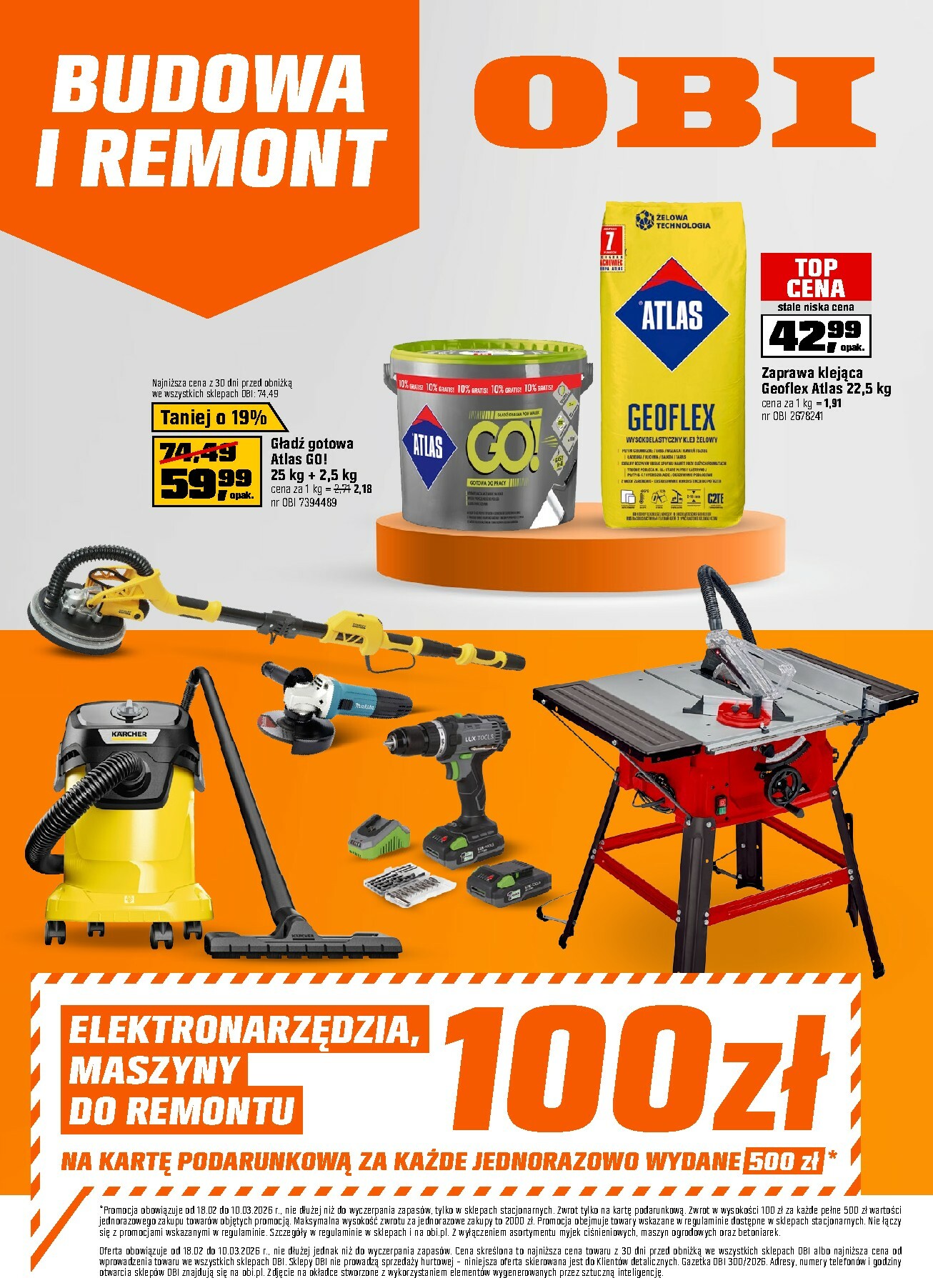 obi - Gazetka OBI - ważna od 18.02.2026 do 10.03.2026