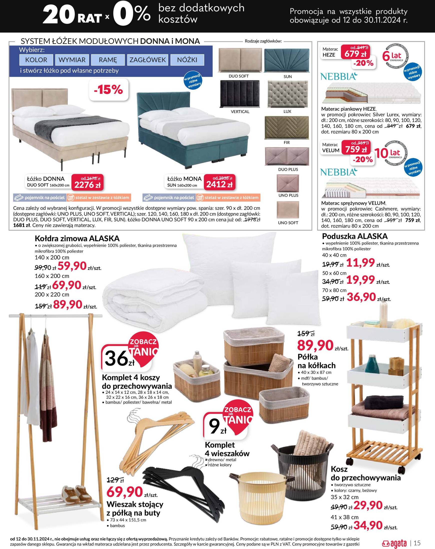 agata-meble - Agata Meble - Black Friday gazetka ważna od 12.11. - 30.11. - page: 15