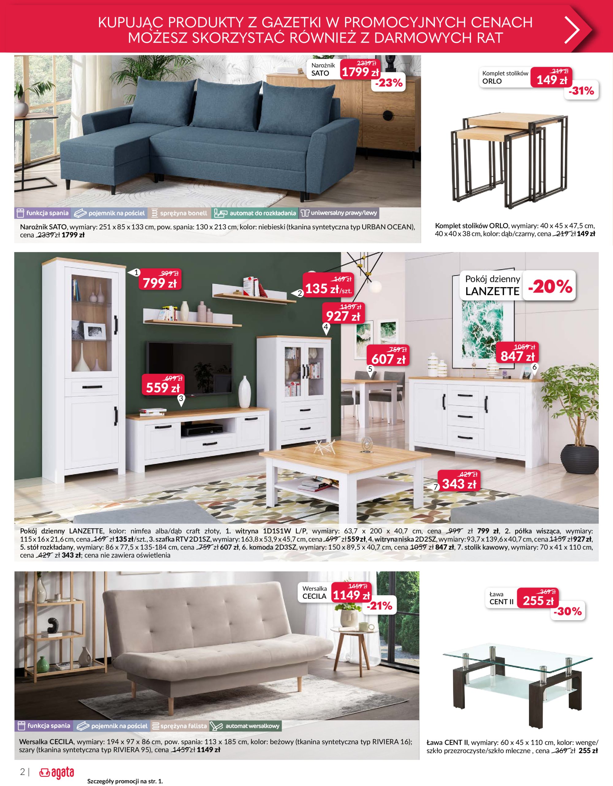 agata-meble - Agata Meble gazetka ważna od 29.04. - 17.05. - page: 2