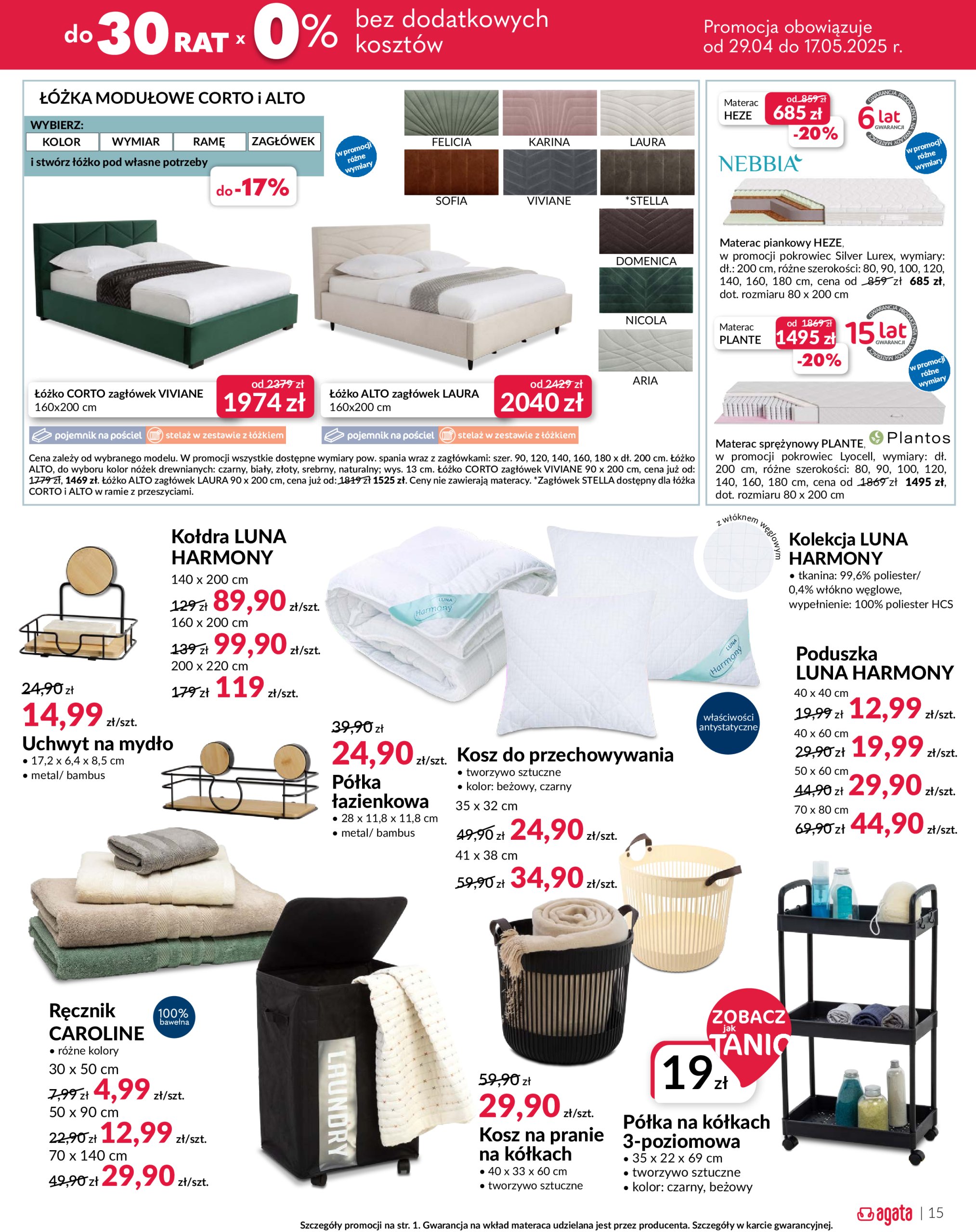 agata-meble - Agata Meble gazetka ważna od 29.04. - 17.05. - page: 15