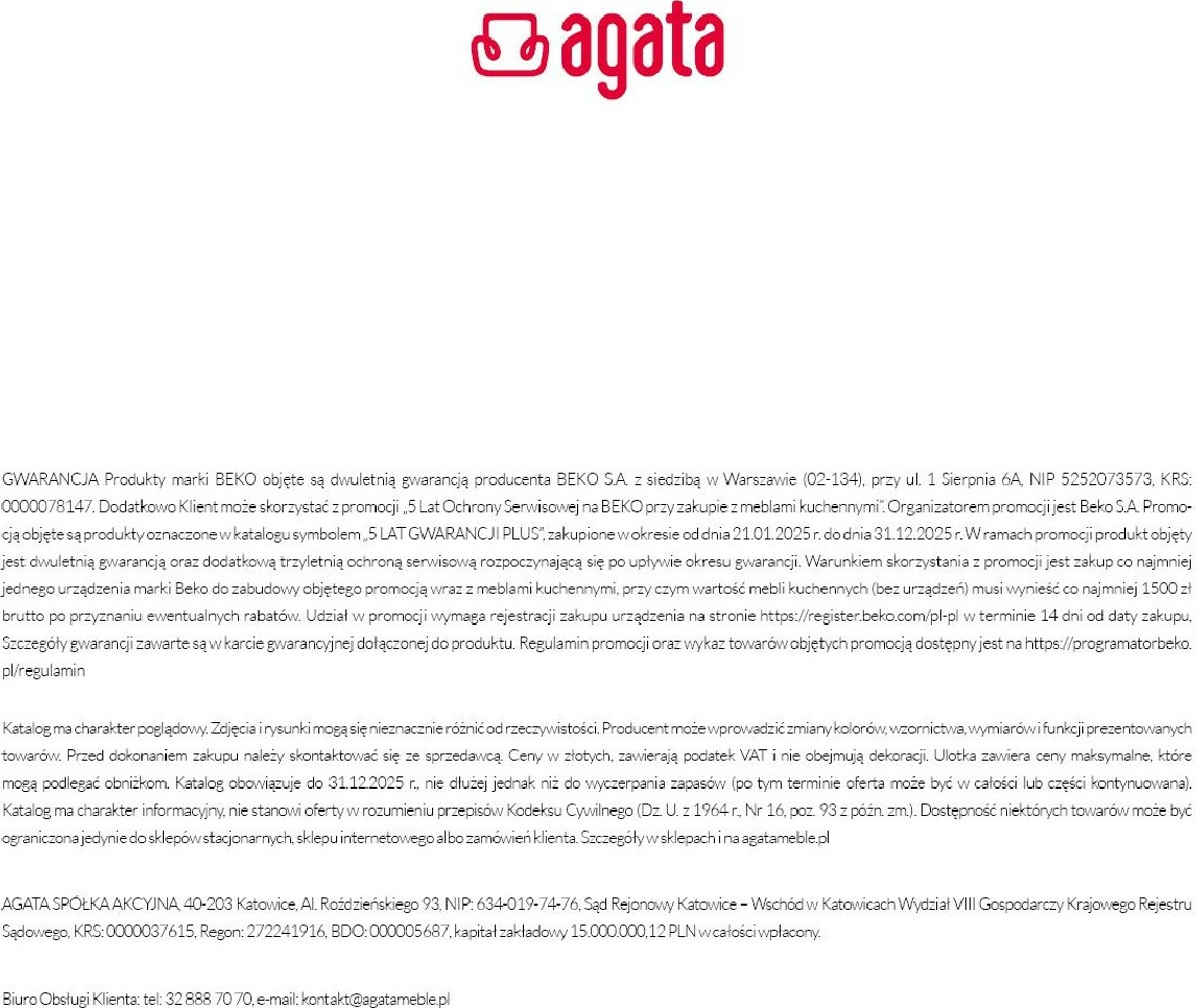 agata-meble - Gazetka Agata Meble - BEKO AGD - ważna od 01.10. do 31.12. - page: 12
