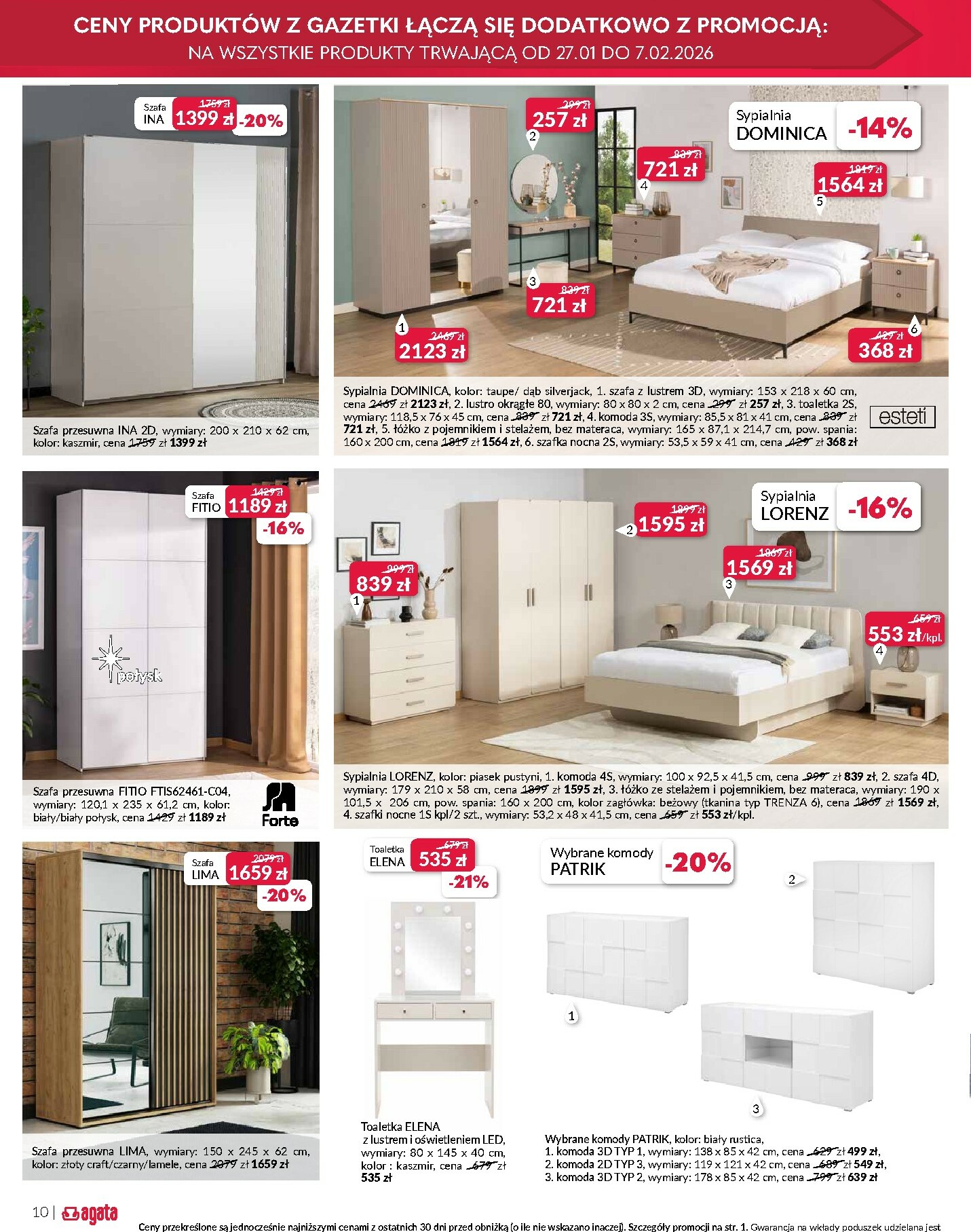 agata-meble - Gazetka Agata Meble - ważna od 27.01. do 07.02. - page: 10