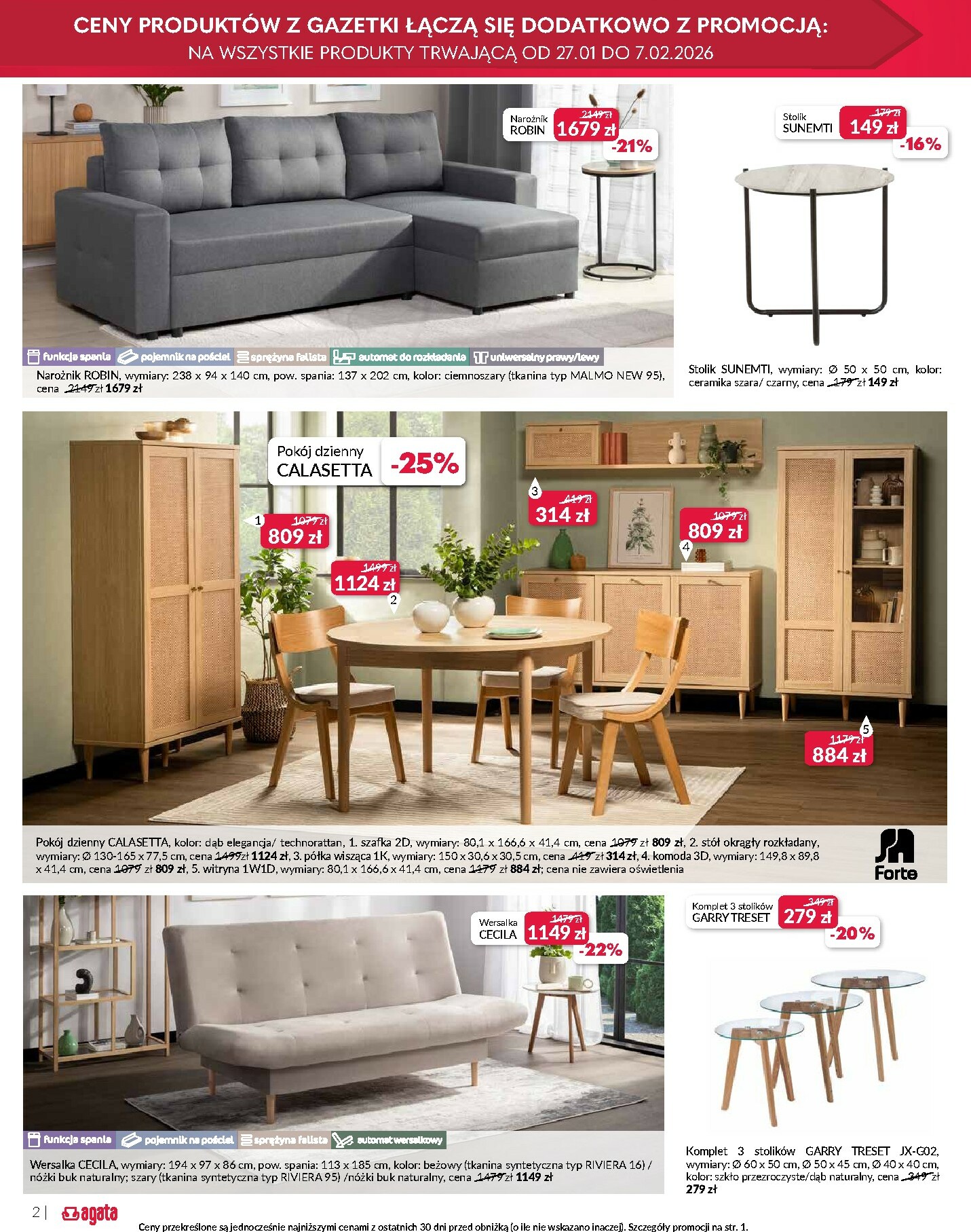 agata-meble - Gazetka Agata Meble - ważna od 27.01. do 07.02. - page: 2