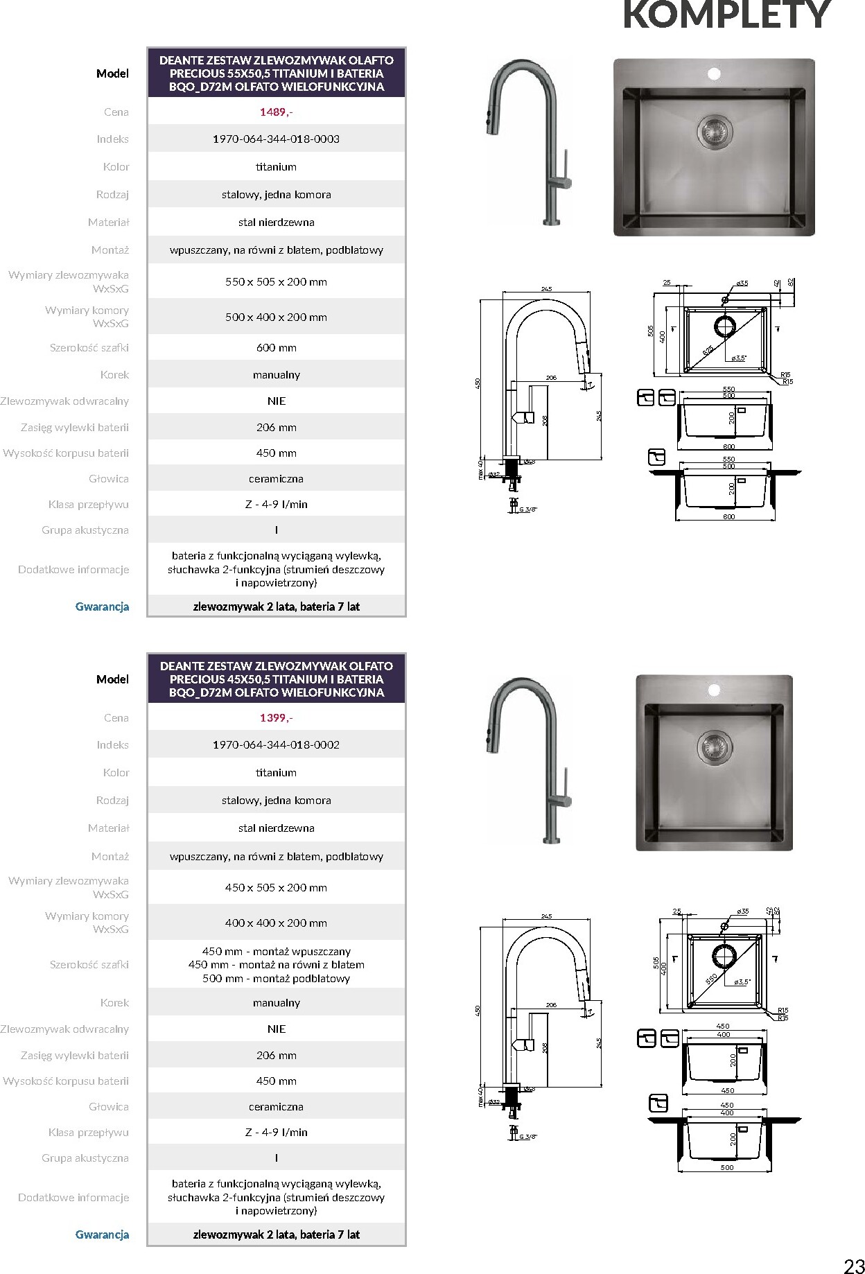 agata-meble - Aktualna gazetka Agata Meble - DEANTE Armatura ważna od 08.04.2026 do 31.12.2026 - page: 23