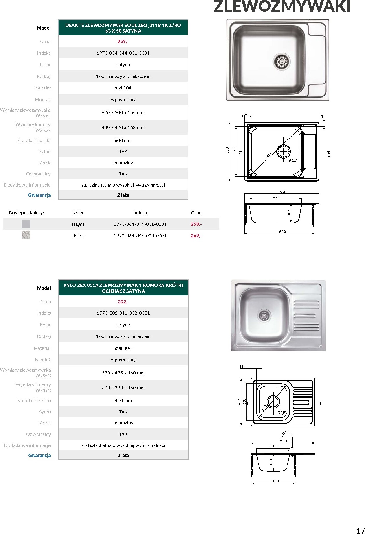 agata-meble - Aktualna gazetka Agata Meble - DEANTE Armatura ważna od 08.04.2026 do 31.12.2026 - page: 17