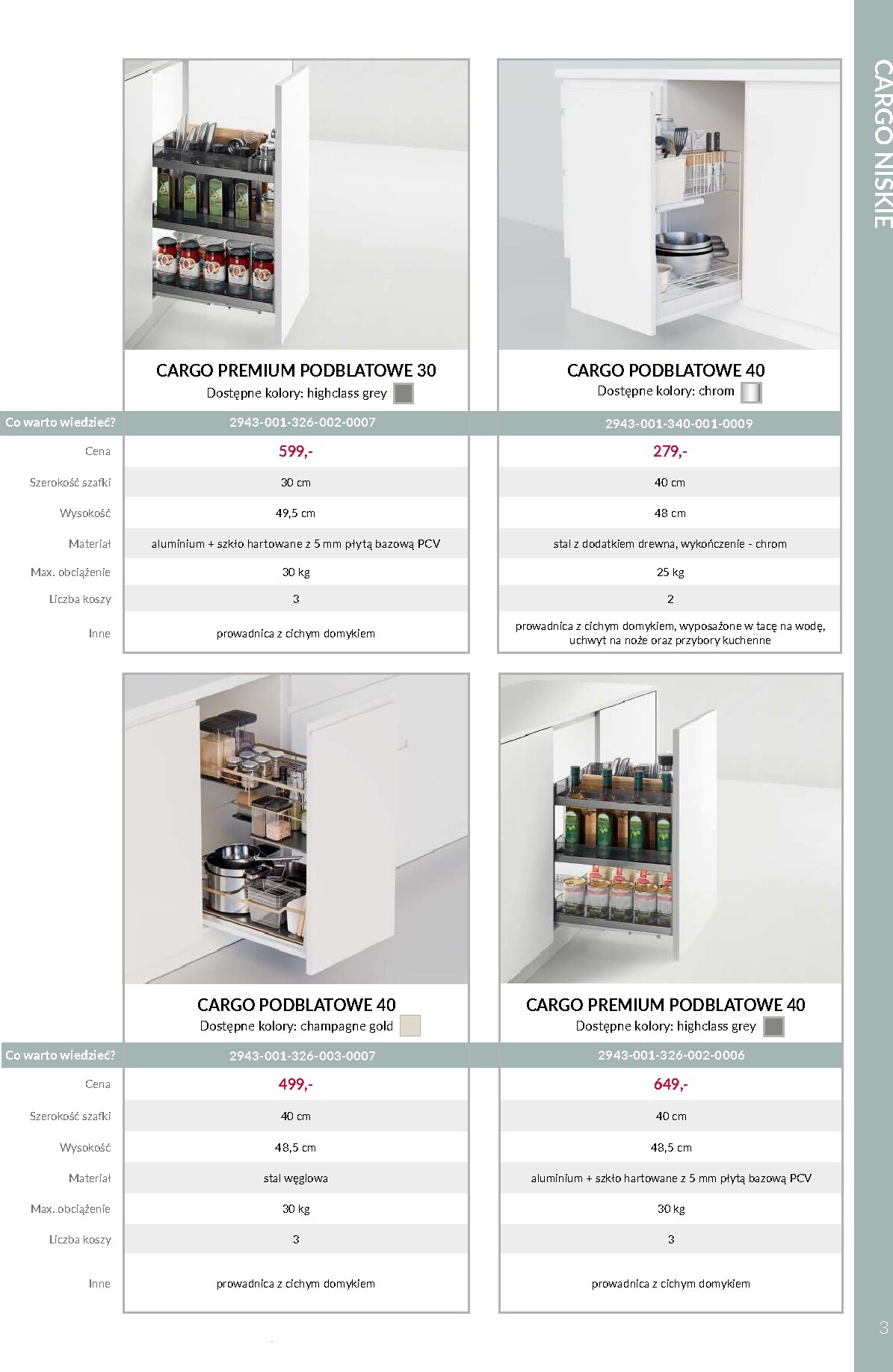 agata-meble - Aktualna gazetka Agata Meble - VORTUNG Systemy cargo ważna od 08.04.2026 do 31.12.2026 - page: 3