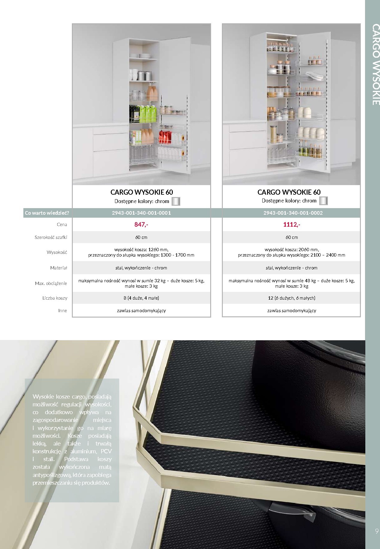 agata-meble - Aktualna gazetka Agata Meble - VORTUNG Systemy cargo ważna od 08.04.2026 do 31.12.2026 - page: 9