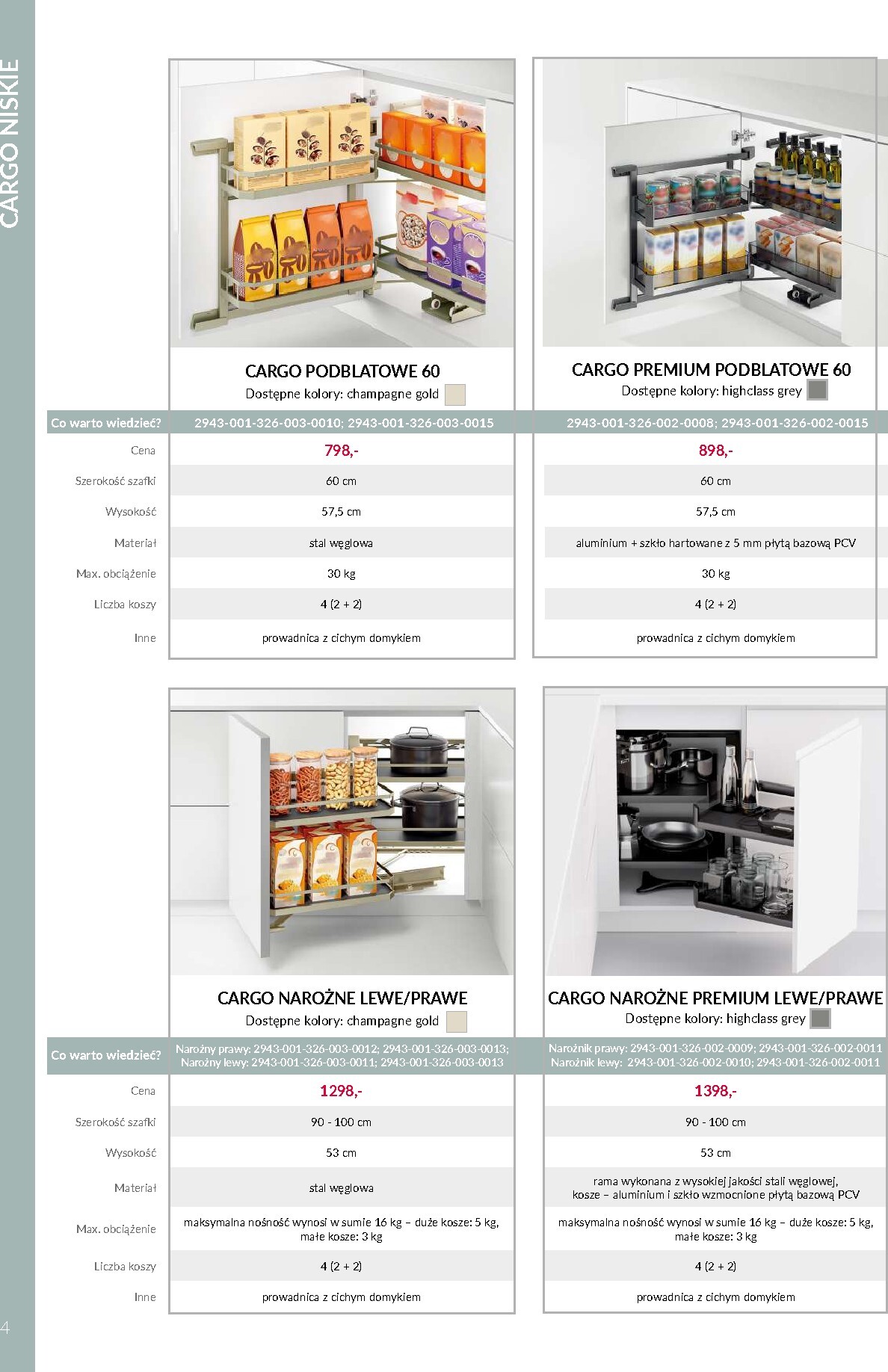 agata-meble - Aktualna gazetka Agata Meble - VORTUNG Systemy cargo ważna od 08.04.2026 do 31.12.2026 - page: 4