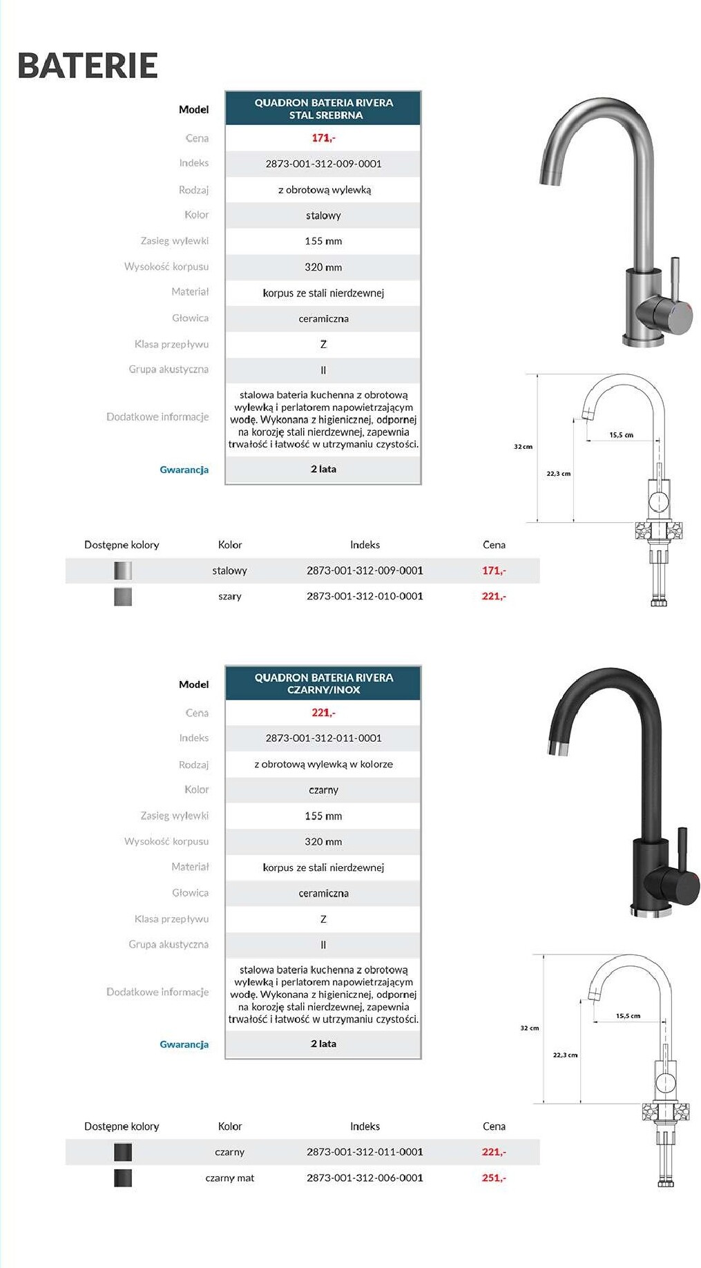 agata-meble - Aktualna gazetka Agata Meble - QUADRON Armatura ważna od 08.04.2026 do 31.12.2026 - page: 2