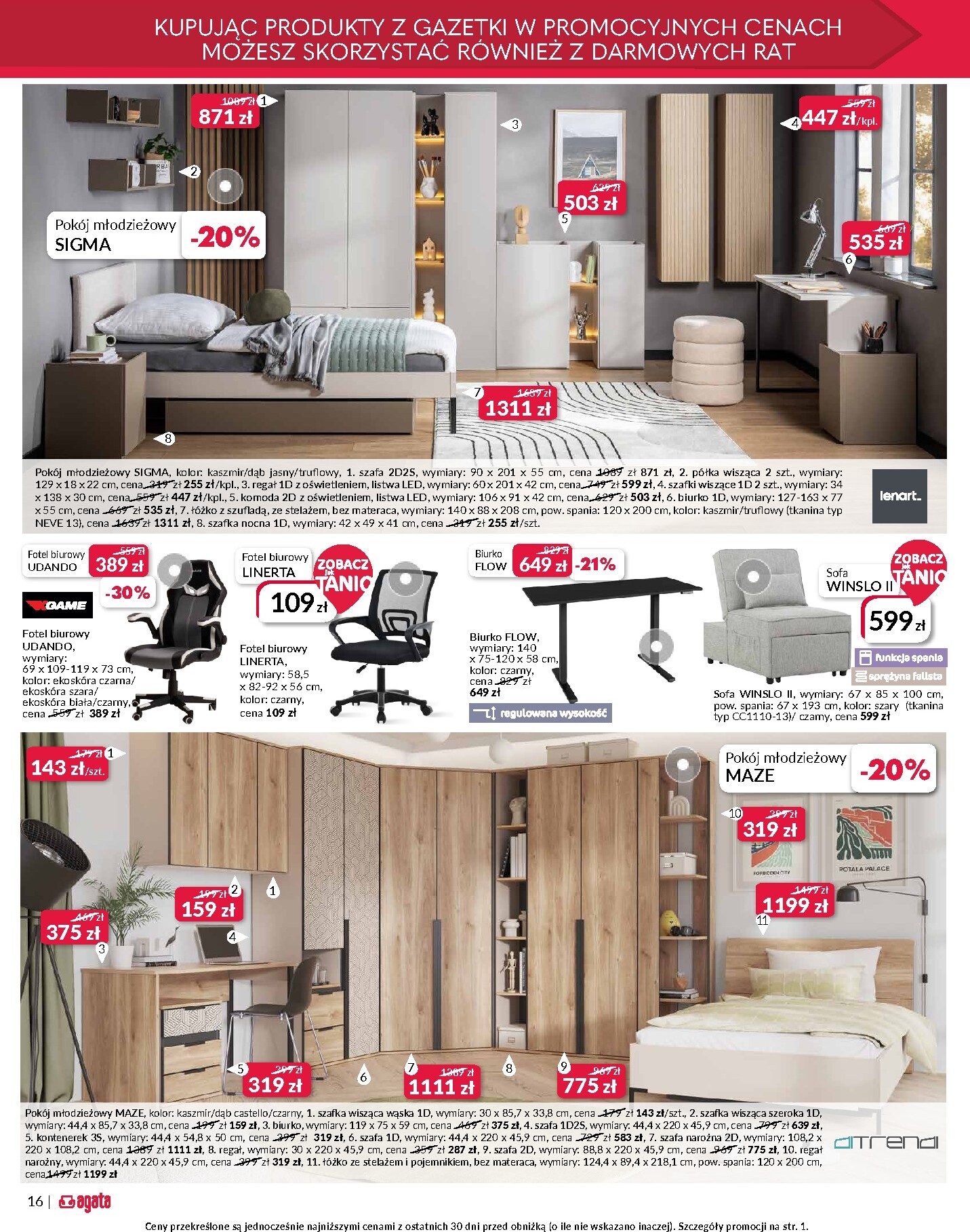 agata-meble - Aktualna gazetka Agata Meble ważna od 08.04.2026 do 26.04.2026 - page: 16