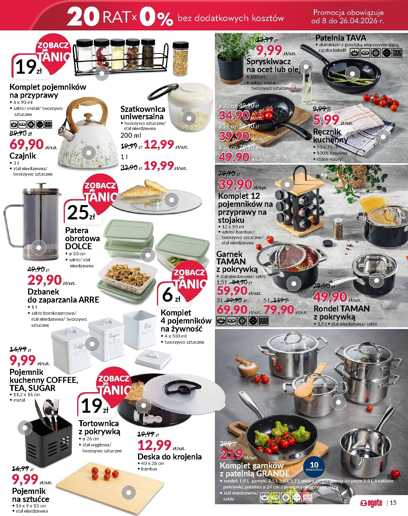 agata-meble - Aktualna gazetka Agata Meble ważna od 08.04.2026 do 26.04.2026 - page: 15