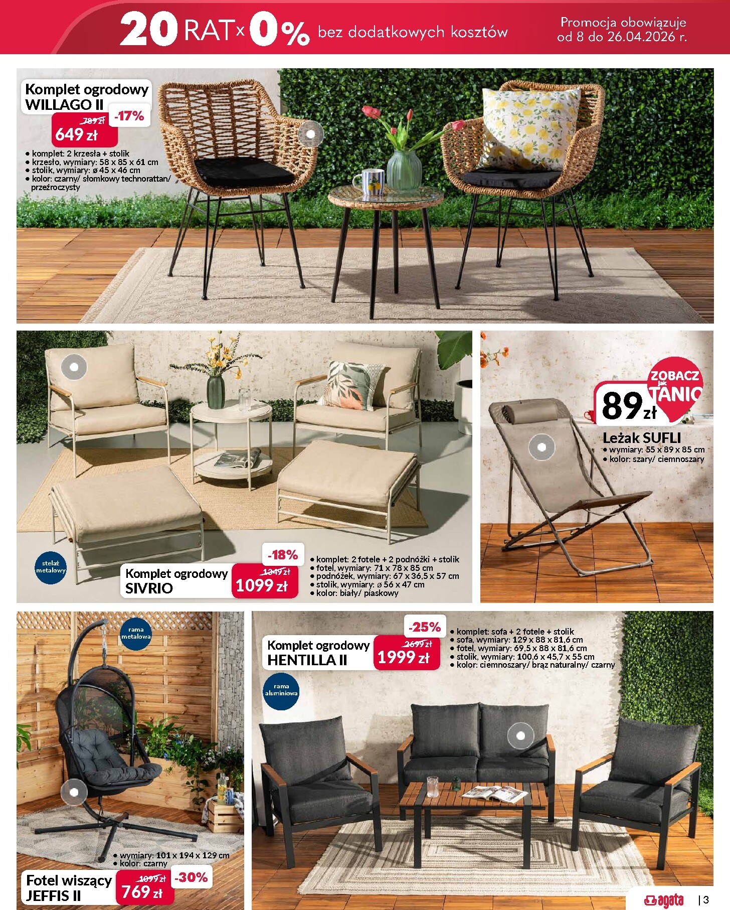 agata-meble - Aktualna gazetka Agata Meble ważna od 08.04.2026 do 26.04.2026 - page: 3