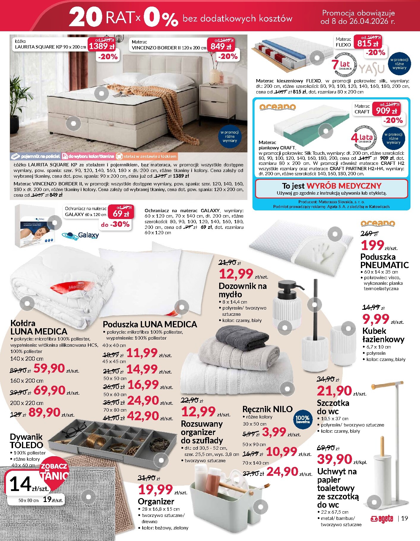 agata-meble - Aktualna gazetka Agata Meble ważna od 08.04.2026 do 26.04.2026 - page: 19